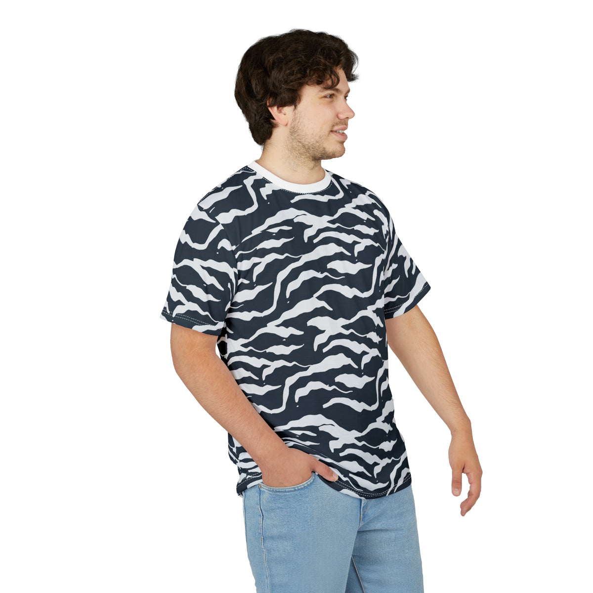 Shop Best Bold Minimalist Wave Camo Pattern Graphic T-Shirt, a clean and modern tee that adds subtle camo-inspired style to casual everyday looks. Refresh your wardrobe with the Minimalist Wave Camo Pattern Graphic T-Shirt, featuring a bold yet refined design for effortless casual style. Buy Minimalist Wave Camo Pattern Graphic T-Shirt for a sleek, understated look that blends wave-inspired graphics with modern streetwear appeal.