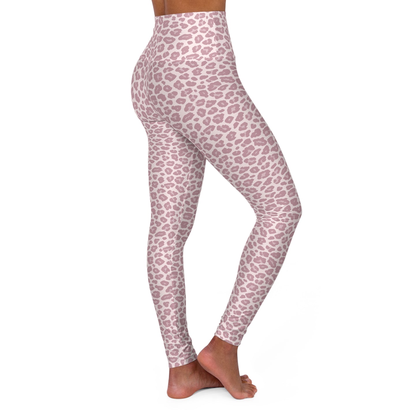 Comfortable Chic Pink Leopard Print Pastel High Waist Yoga Leggings Activewear Shop Chic Pink Leopard Print Pastel High Waist Yoga Leggings offer soft stretch, a flattering fit, and standout style for workouts or weekends.