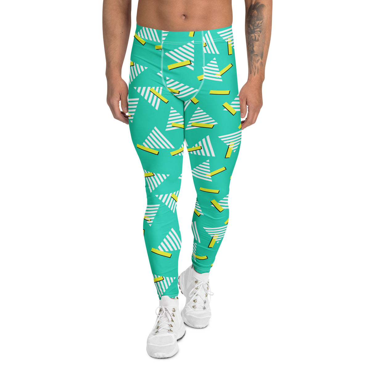 Shop Colorful Triangle Geometric Memphis Men's Leggings deliver bold retro style, flexible comfort, and standout energy for workouts or streetwear. Make every outfit pop with Colorful Triangle Geometric Memphis Men's Leggings, featuring vibrant retro patterns and all-day comfort. Buy Colorful Triangle Geometric Memphis Men's Leggings deliver bold retro style, flexible comfort, and standout energy for workouts or streetwear.