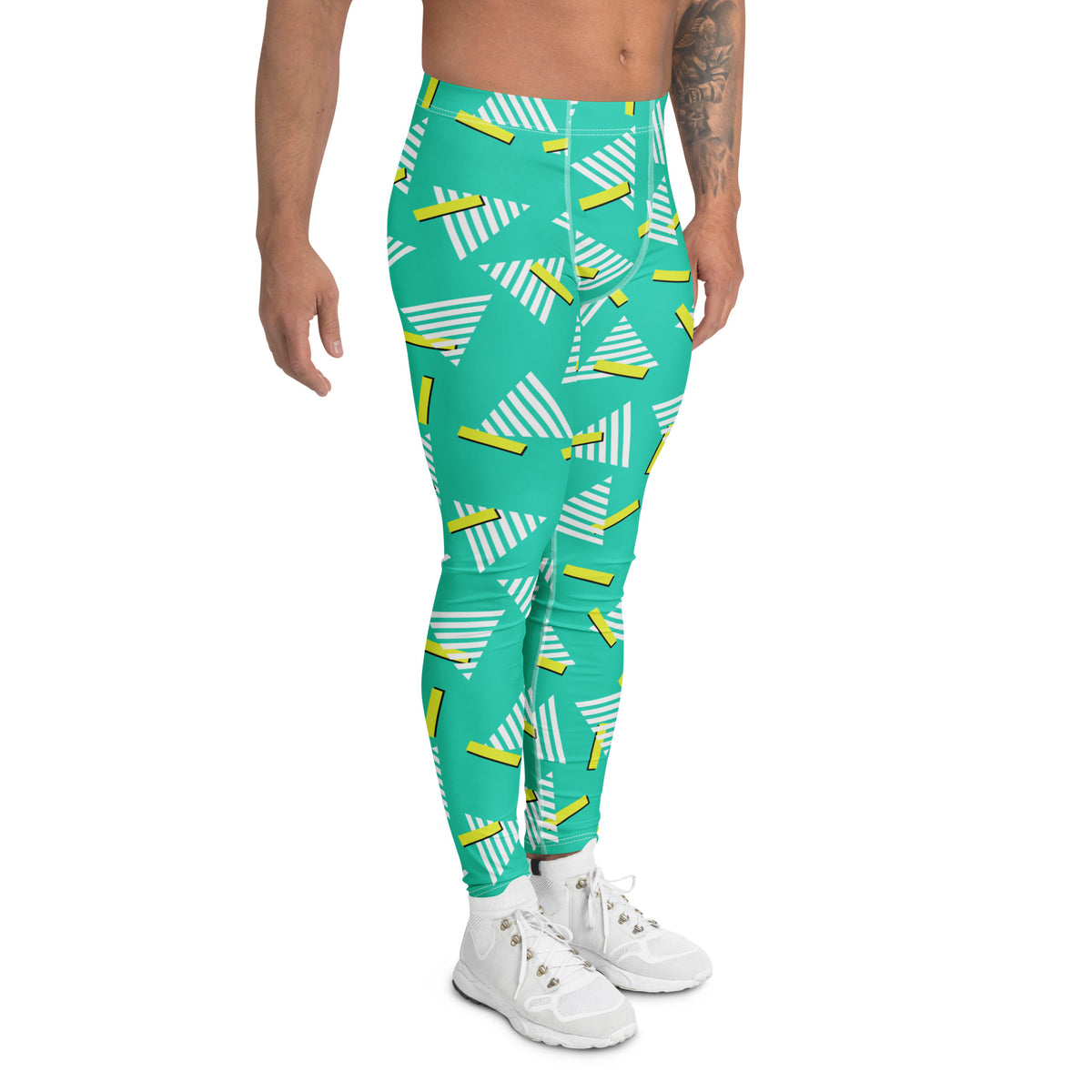 Shop Colorful Triangle Geometric Memphis Men's Leggings deliver bold retro style, flexible comfort, and standout energy for workouts or streetwear. Make every outfit pop with Colorful Triangle Geometric Memphis Men's Leggings, featuring vibrant retro patterns and all-day comfort. Buy Colorful Triangle Geometric Memphis Men's Leggings deliver bold retro style, flexible comfort, and standout energy for workouts or streetwear.