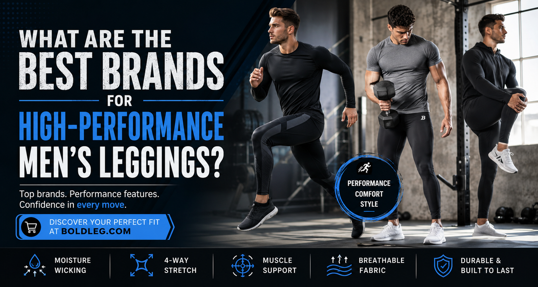 What are the best brands for high-performance men's leggings?
