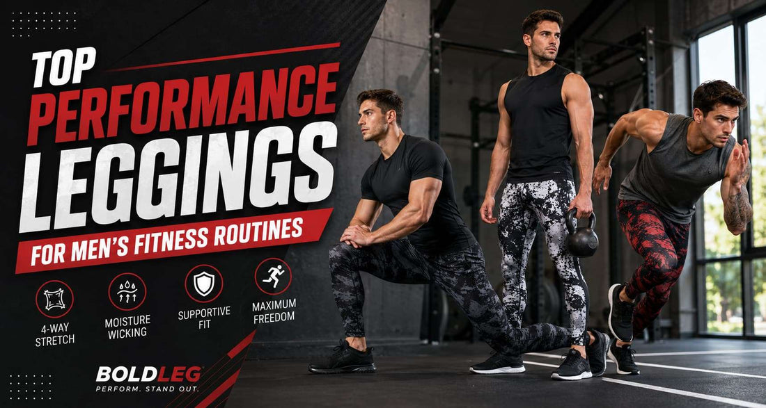 Top Performance Leggings for Men's Fitness Routines