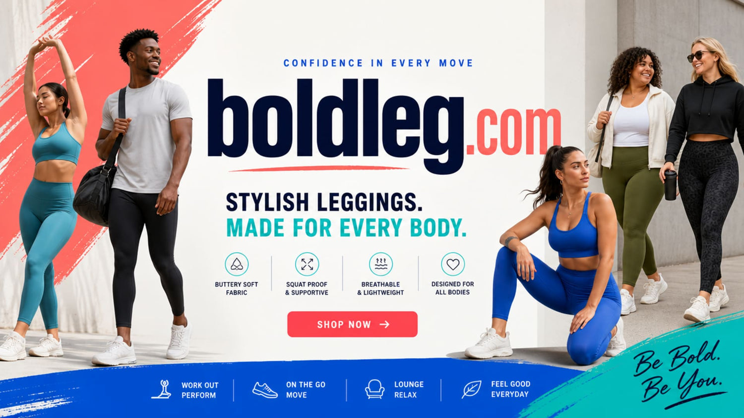 Discover premium men’s and women’s leggings at BoldLeg. Shop comfortable, high-performance tights, meggings, and activewear built for bold movement.
