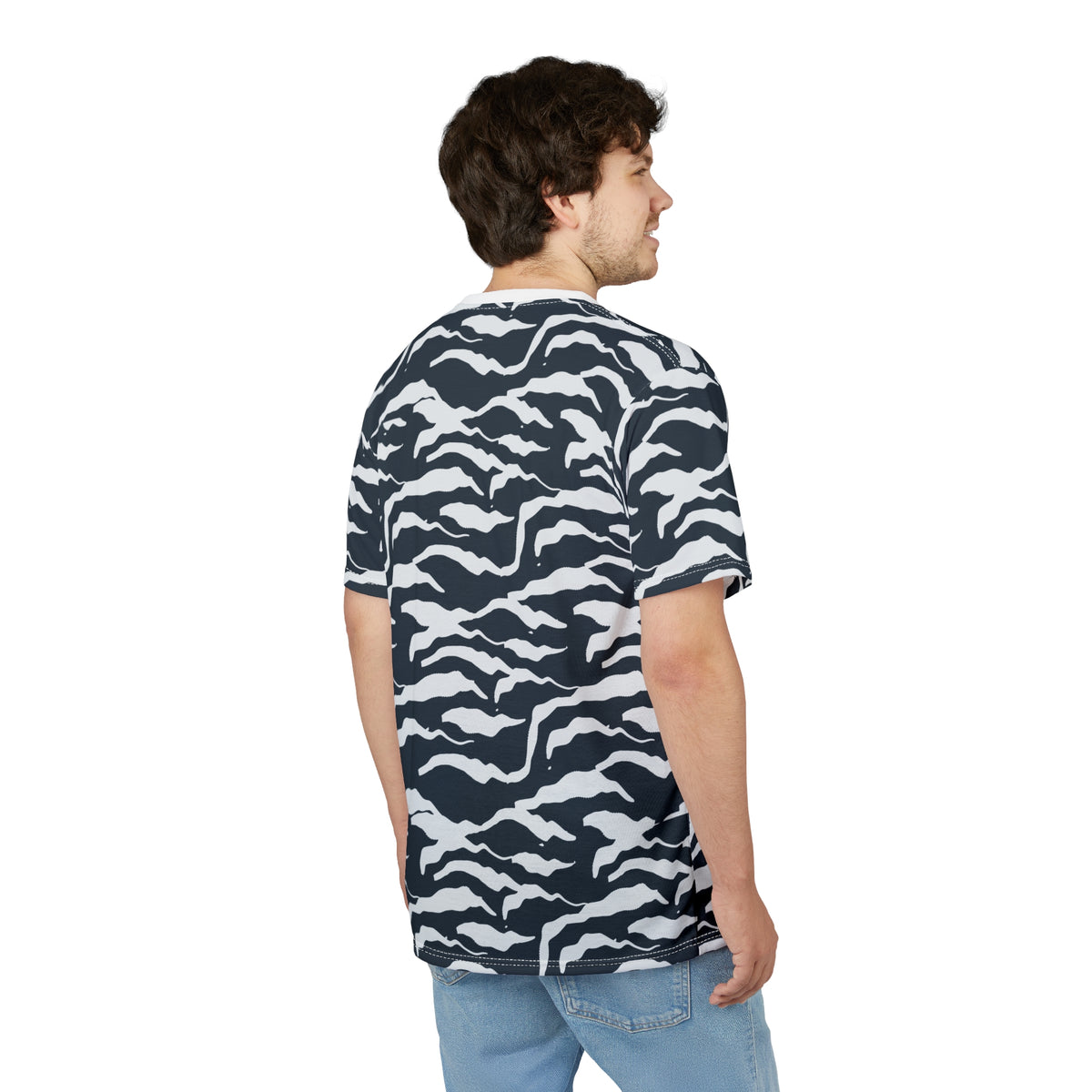 Shop Best Bold Minimalist Wave Camo Pattern Graphic T-Shirt, a clean and modern tee that adds subtle camo-inspired style to casual everyday looks. Refresh your wardrobe with the Minimalist Wave Camo Pattern Graphic T-Shirt, featuring a bold yet refined design for effortless casual style. Buy Minimalist Wave Camo Pattern Graphic T-Shirt for a sleek, understated look that blends wave-inspired graphics with modern streetwear appeal.