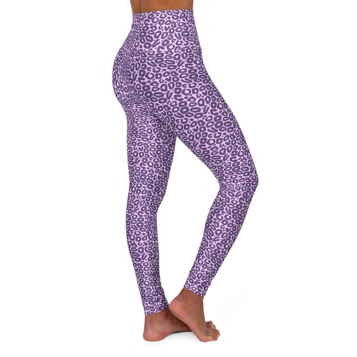 Bold Purple Leopard Print High Waist Yoga Leggings Activewear Bold Purple Leopard Print High Waist Yoga Leggings offer stretchy support, a flattering fit, and standout style for workouts or everyday wear. Move confidently in Bold Purple Leopard Print High Waist Yoga Leggings, designed with a secure fit, soft stretch fabric, and vivid style. Shop Bold Purple Leopard Print High Waist Yoga Leggings for a comfortable, sculpting fit that brings fierce flair to every yoga session.