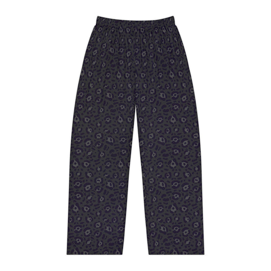 Shop Bold Black Leopard Print Women's Pajama Pants with a soft, relaxed fit for stylish lounging, cozy nights, and effortless comfort. Refresh your sleepwear with Bold Black Leopard Print Women's Pajama Pants—an eye-catching choice for relaxing in comfort at home. Buy Bold Black Leopard Print Women's Pajama Pants, made for a statement sleepwear look and comfortable all-day lounging at home.