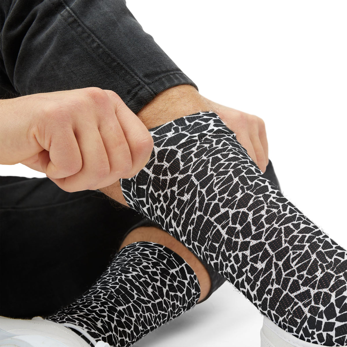 Shop unique Bold Chaotic Mosaic Pattern Sublimation Crew Socks Casual Wear for eye-catching mosaic detail, soft comfort, and a statement finish. Step into standout style with Bold Chaotic Mosaic Pattern Sublimation Crew Socks, featuring vibrant all-over print and everyday comfort. Add artistic energy to any outfit with Bold Chaotic Mosaic Pattern Sublimation Crew Socks, made for vivid color and cozy daily wear.