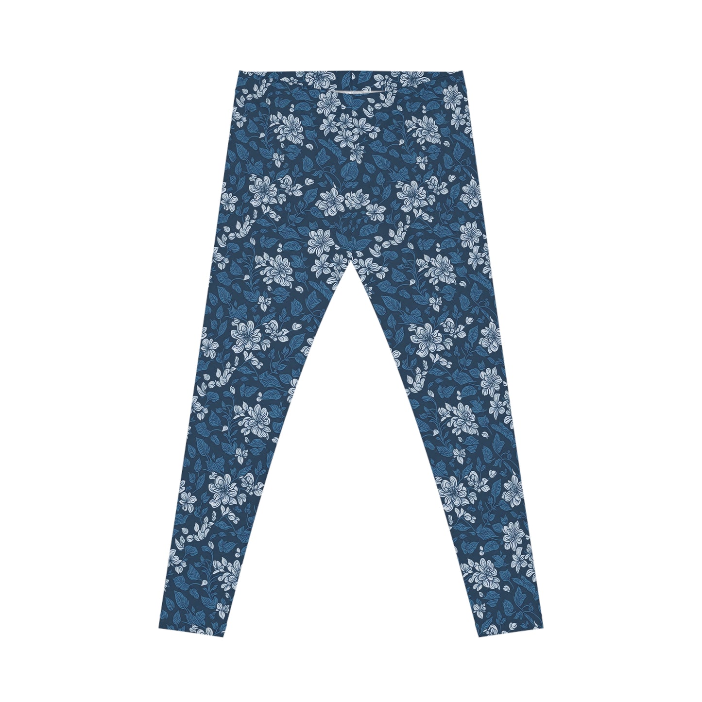 Bold Comfortable Watercolor Spring Flowers Women's Casual Leggings