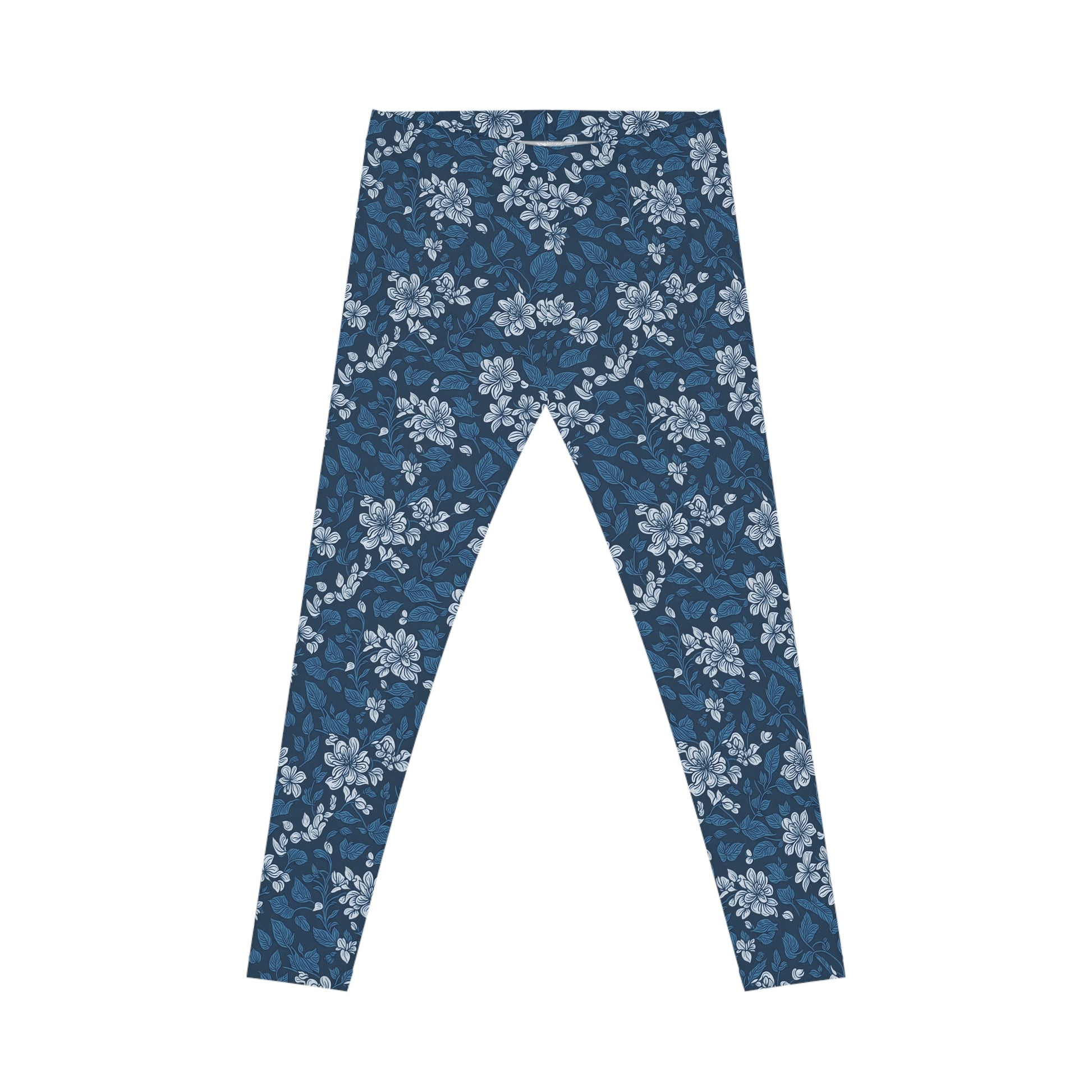 Bold Comfortable Watercolor Spring Flowers Women's Casual Leggings