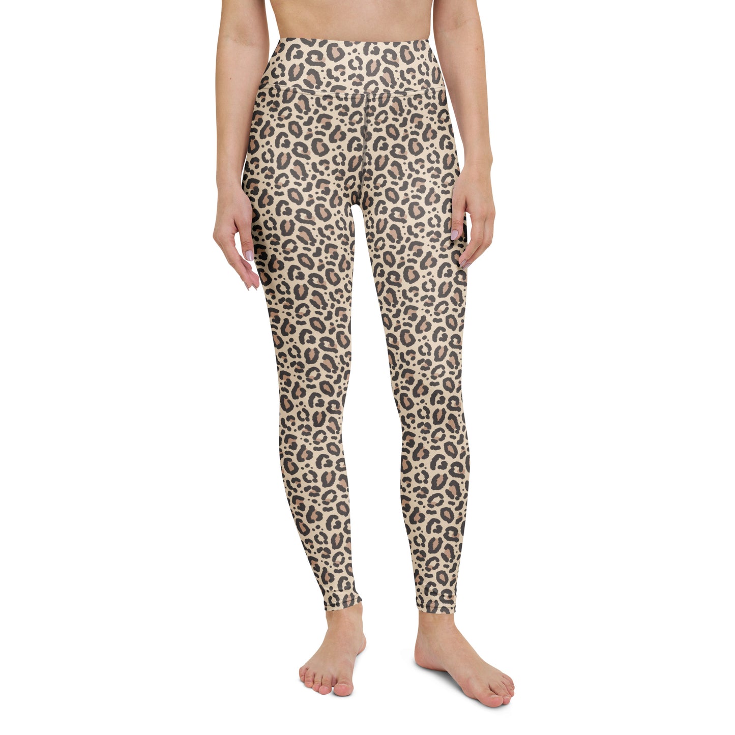 Bold Comfortable Women's Leopard Print Yoga Leggings for Activewear