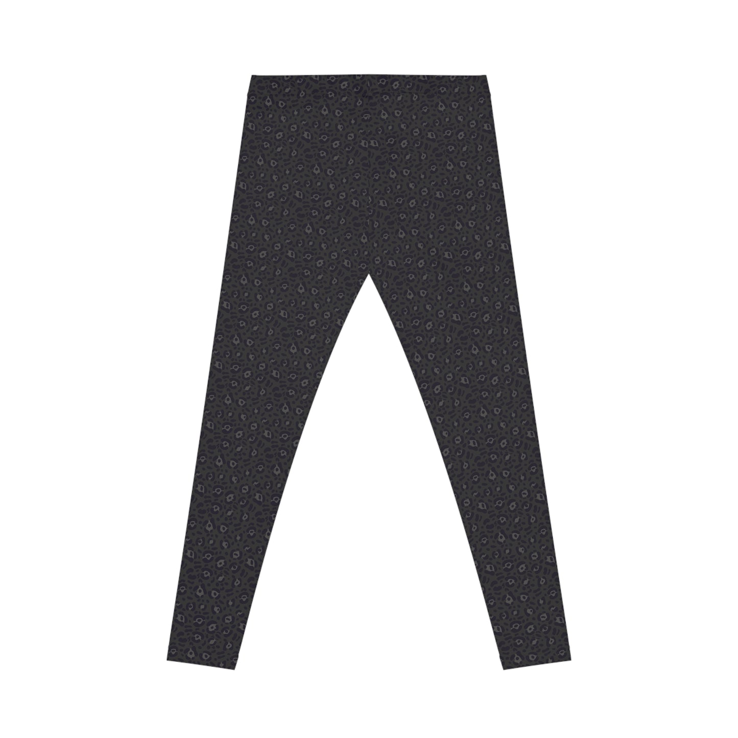 Bold Fashionable Black Leopard Print Women's Casual Leggings