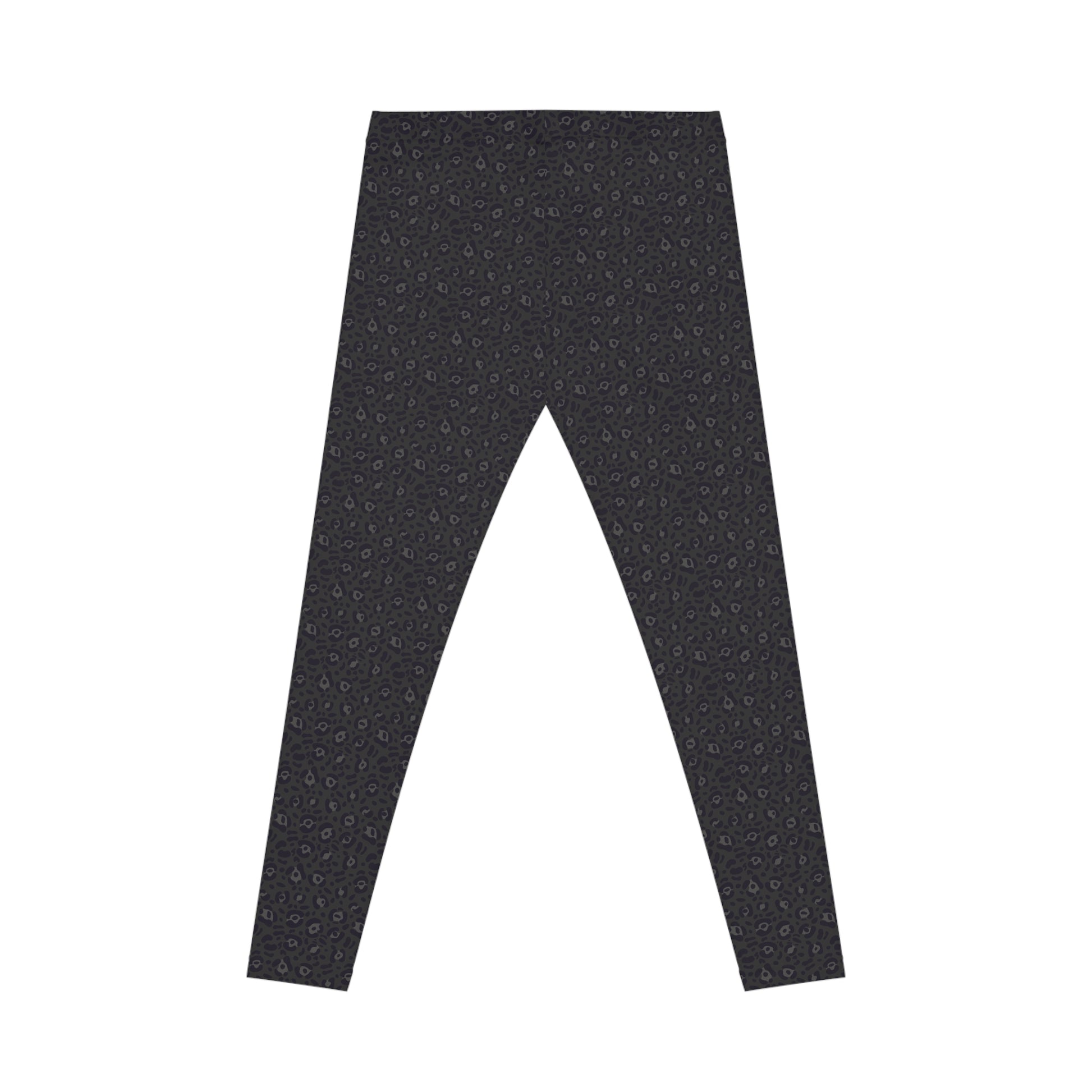 Bold Fashionable Black Leopard Print Women's Casual Leggings
