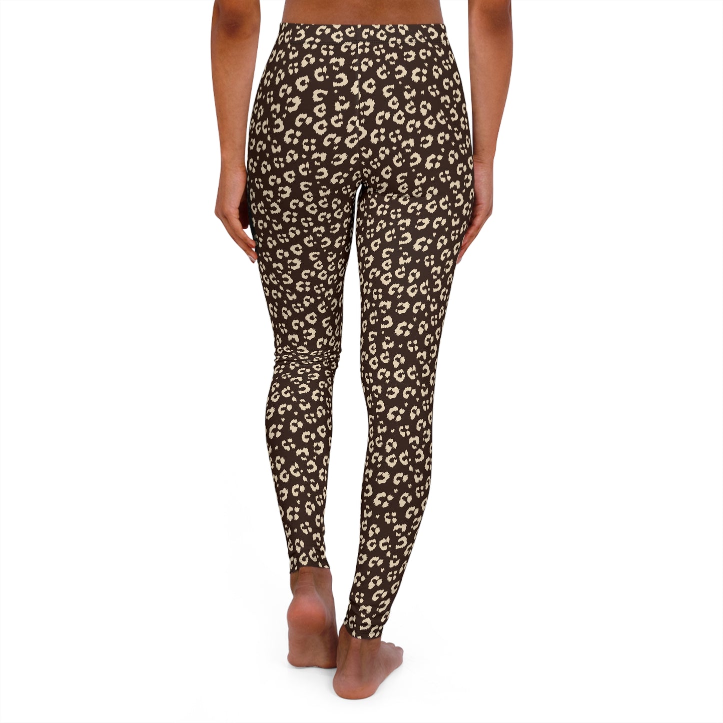 Bold Leopard Print Women's Casual Spandex Leggings for Activewear