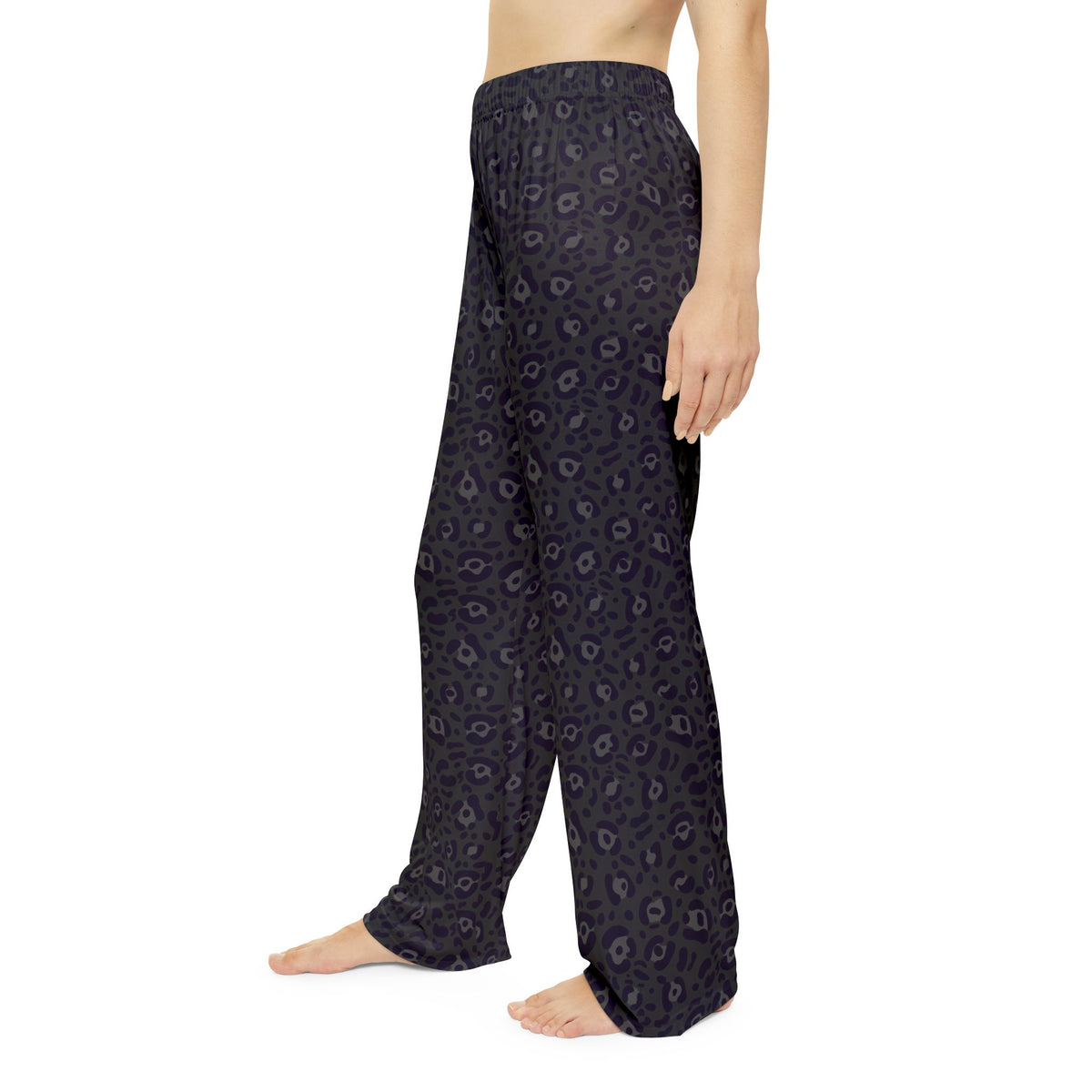 Shop Bold Black Leopard Print Women's Pajama Pants with a soft, relaxed fit for stylish lounging, cozy nights, and effortless comfort. Refresh your sleepwear with Bold Black Leopard Print Women's Pajama Pants—an eye-catching choice for relaxing in comfort at home. Buy Bold Black Leopard Print Women's Pajama Pants, made for a statement sleepwear look and comfortable all-day lounging at home.