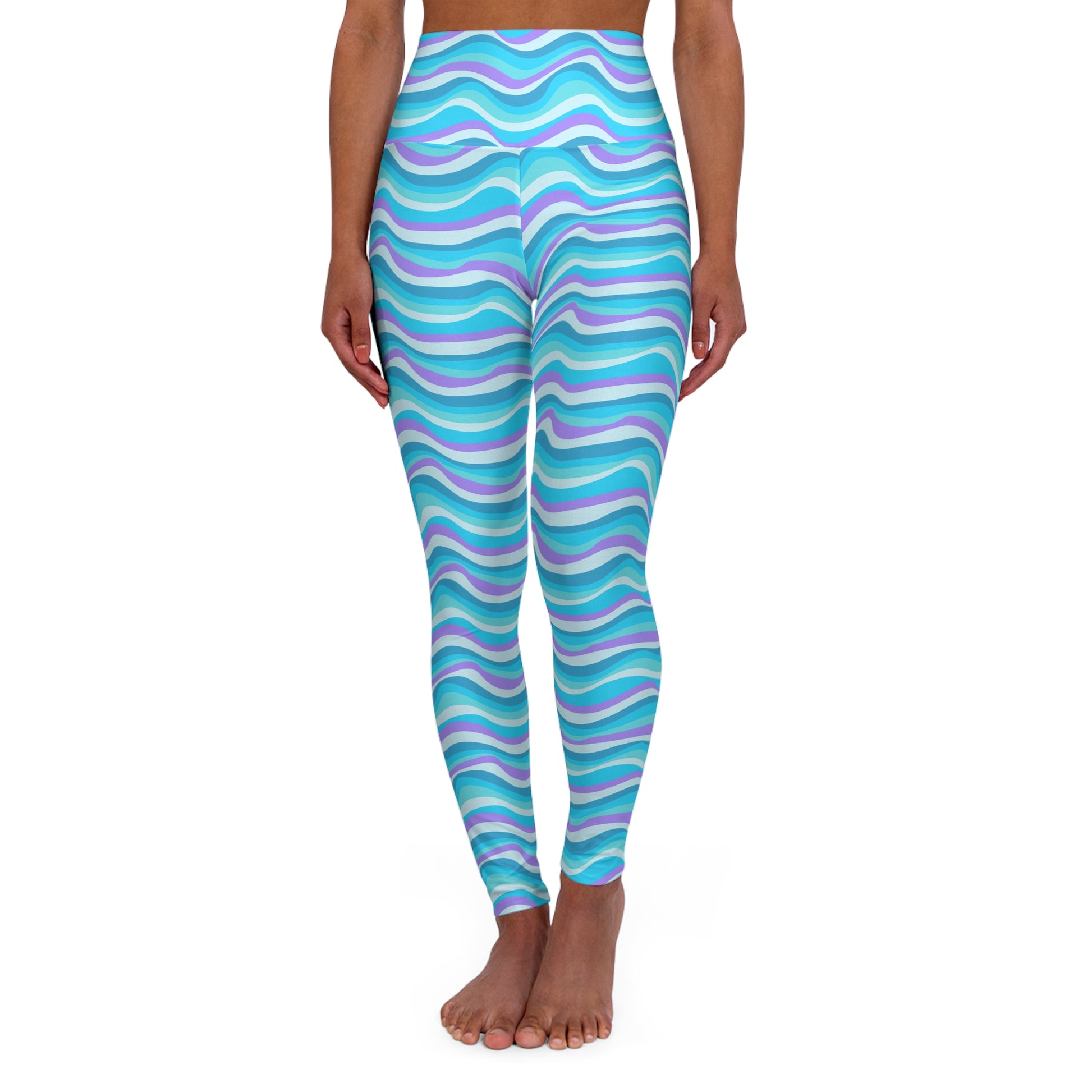 Comfortable Bohemian Waves Spiritual Fashion Yoga Leggings Activewear