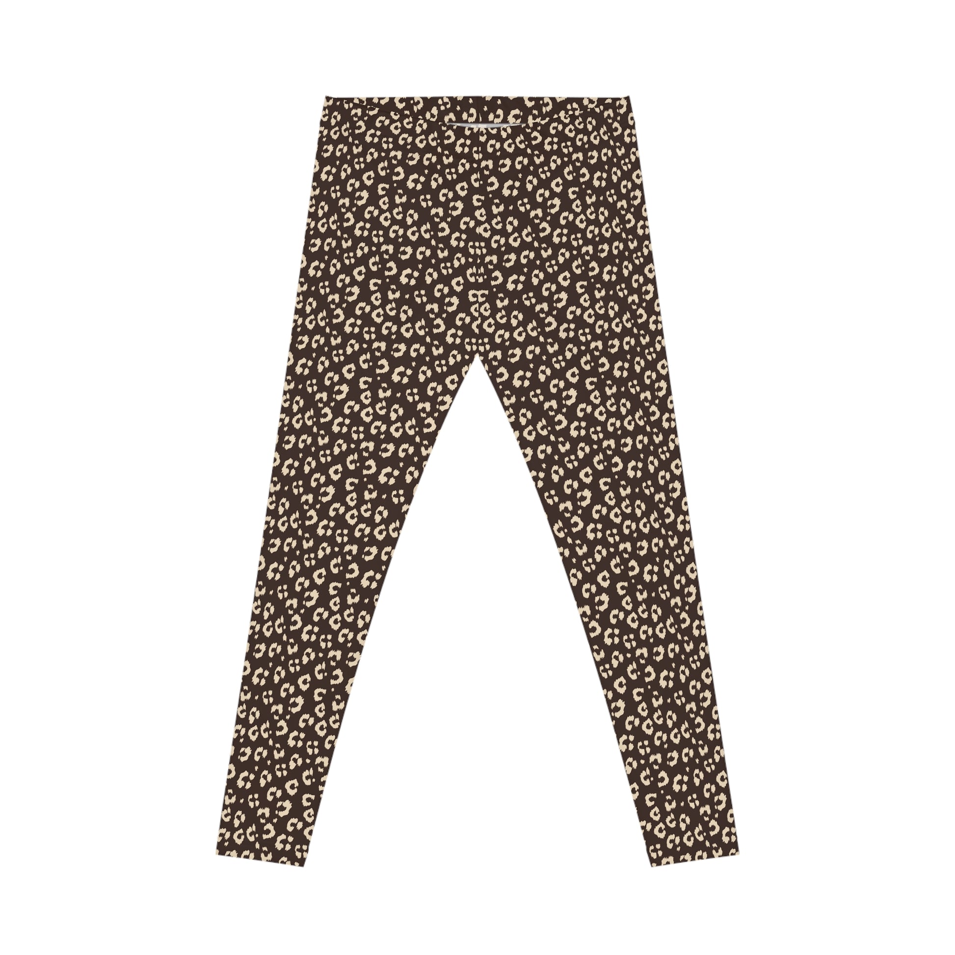 Comfortable Bold Brown Leopard Print Women's Casual Leggings for Activewear