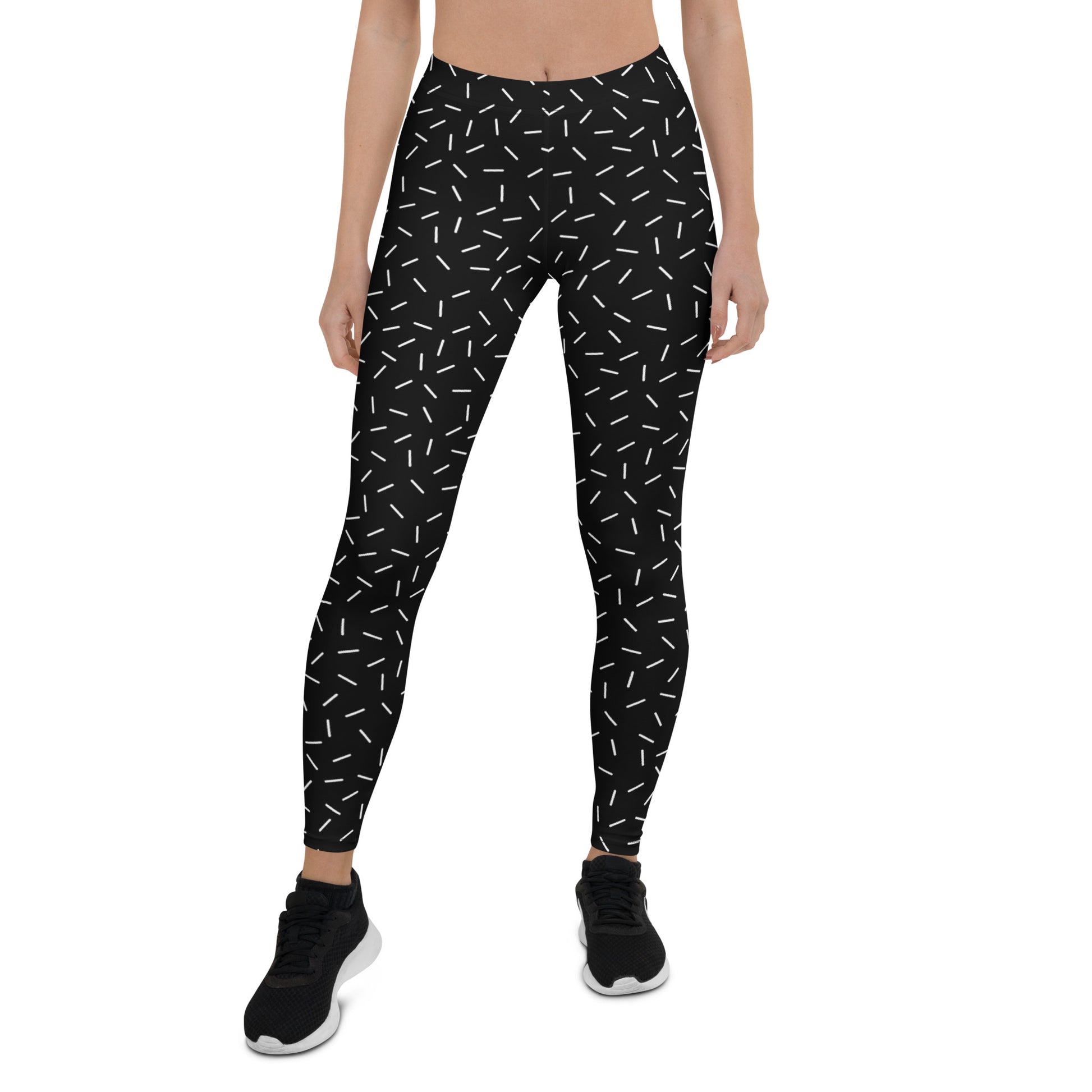 Elegant Sprinkles Pattern Leggings for Casual Wear