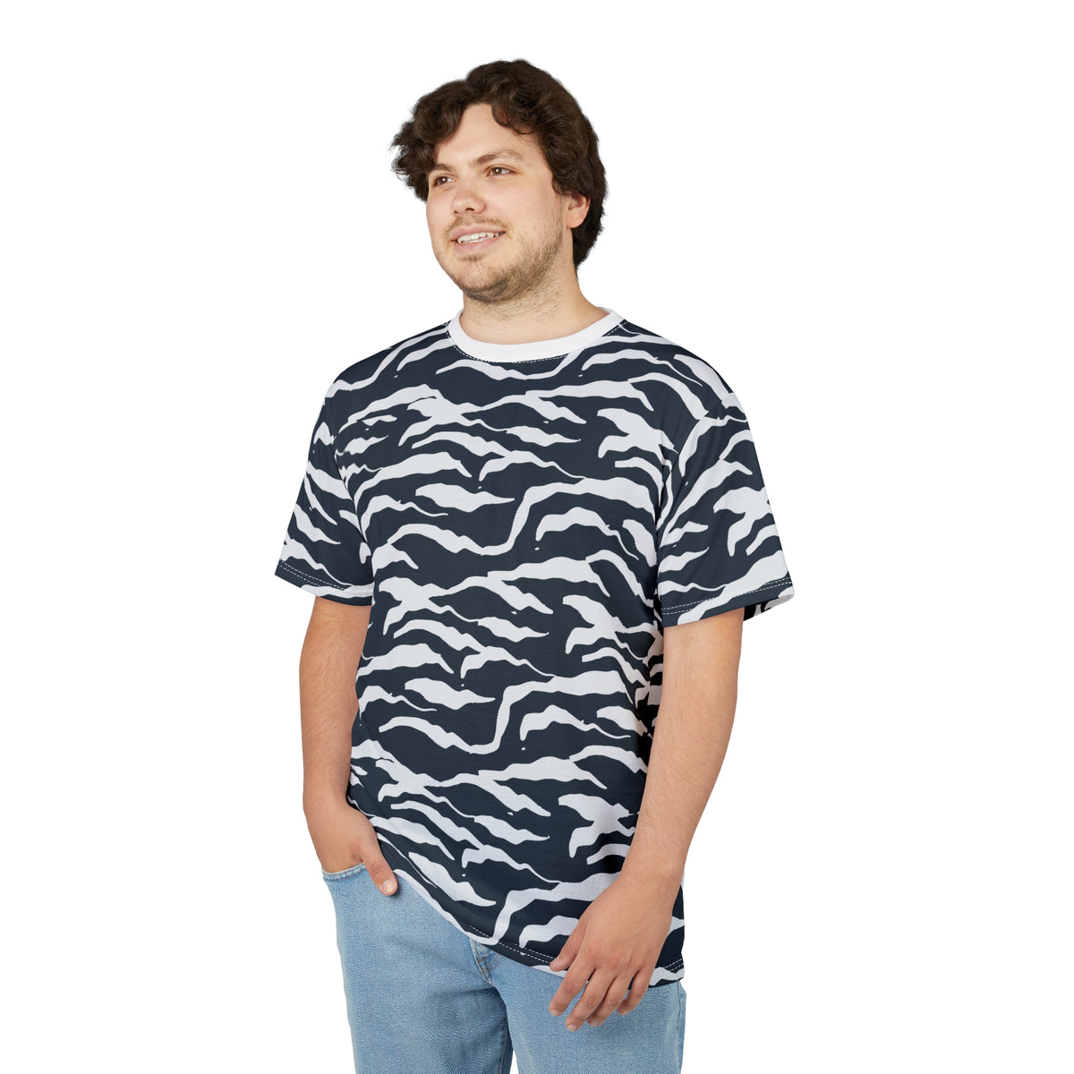 Shop Best Bold Minimalist Wave Camo Pattern Graphic T-Shirt, a clean and modern tee that adds subtle camo-inspired style to casual everyday looks. Refresh your wardrobe with the Minimalist Wave Camo Pattern Graphic T-Shirt, featuring a bold yet refined design for effortless casual style. Buy Minimalist Wave Camo Pattern Graphic T-Shirt for a sleek, understated look that blends wave-inspired graphics with modern streetwear appeal.
