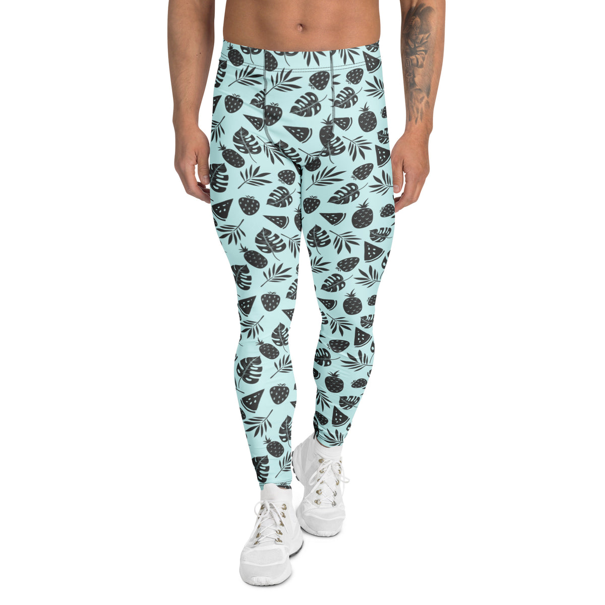 Shop Botanical Style Men's Leggings in Tropical Pattern Activewear for a standout activewear look with stretch fabric, tropical flair, and comfort. Botanical Style Men's Leggings in Tropical Pattern bring bold comfort and flexible performance to workouts, festivals, and everyday looks. Buy Botanical Style Men's Leggings in Tropical Pattern, designed with vibrant leaf prints, a supportive fit, and all-day comfort.
