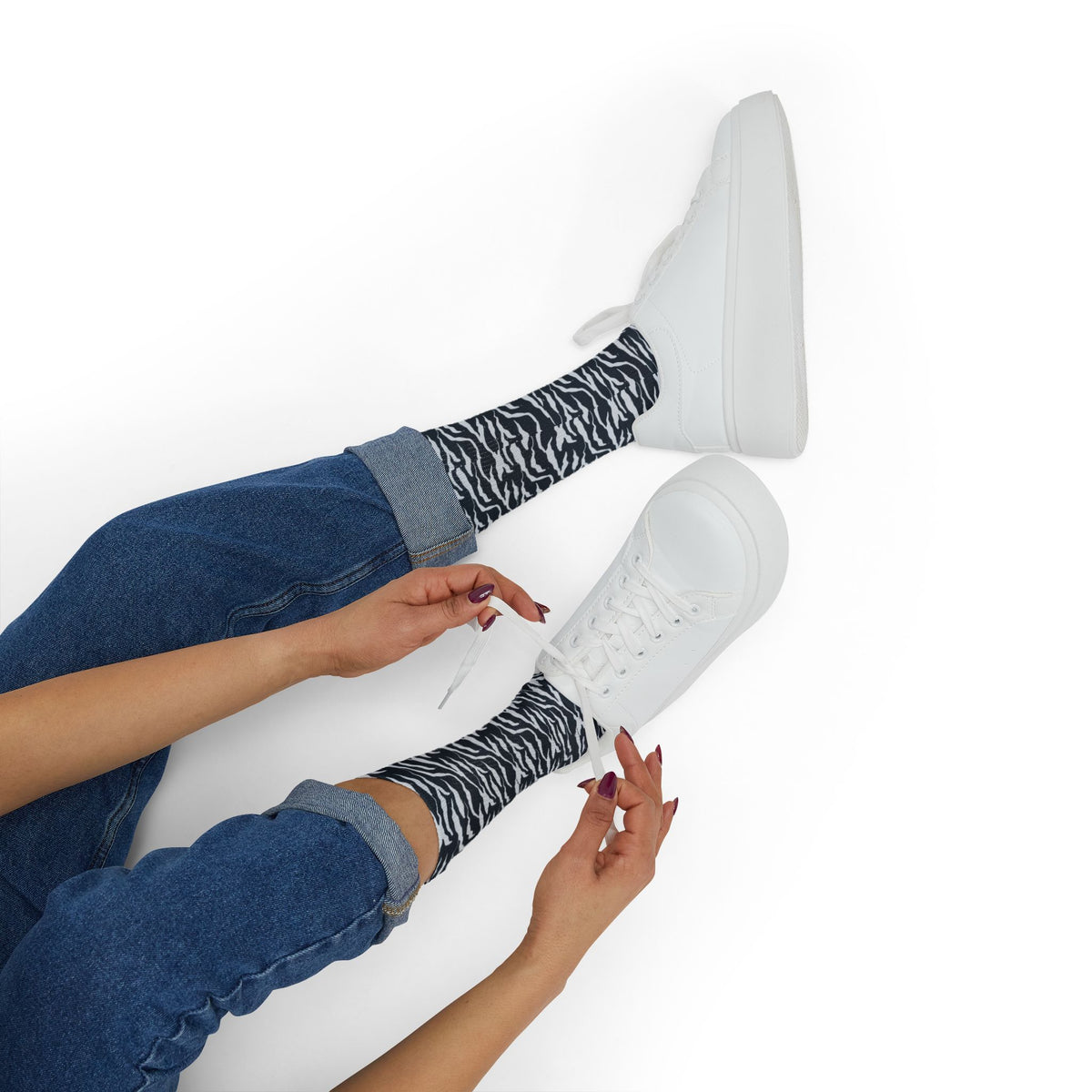 Shop Stylish Camouflage Striped Sublimation Crew Socks Casual Wear, featuring bold all-over color, a comfortable fit, and lasting everyday style. Elevate your sock drawer with Stylish Camouflage Striped Sublimation Crew Socks—vibrant, versatile footwear for daily wear and gifting. Buy Stylish Camouflage Striped Sublimation Crew Socks designed to add standout pattern, soft comfort, and personality to any outfit.