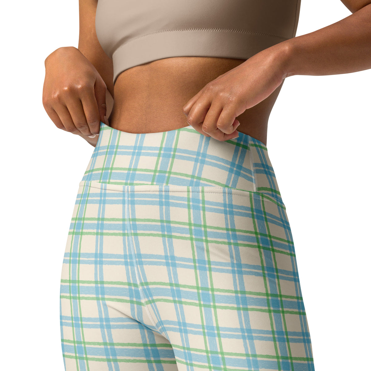 Soft Green Pastel Plaid Checkered Yoga Leggings blend stretchy comfort and standout style for workouts, lounging, and everyday movement. Shop Soft Green Pastel Plaid Checkered Yoga Leggings for a fresh, playful look that moves from yoga sessions to casual days. Buy Soft Green Pastel Plaid Checkered Yoga Leggings, a chic statement piece for studio practice, errands, and relaxed outfits.