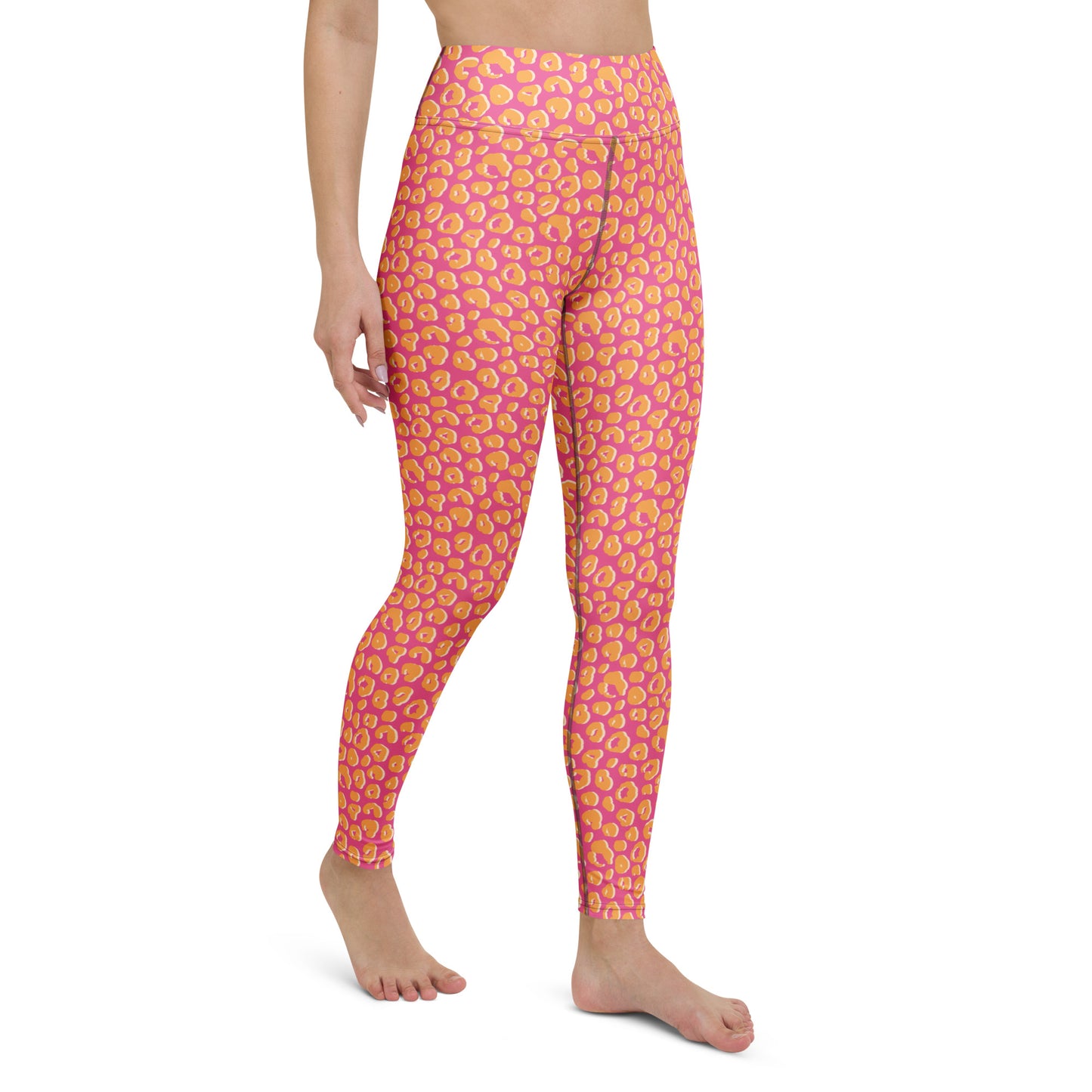 Versatile Trendy Y2K Leopard Pattern Yoga Leggings for Activewear