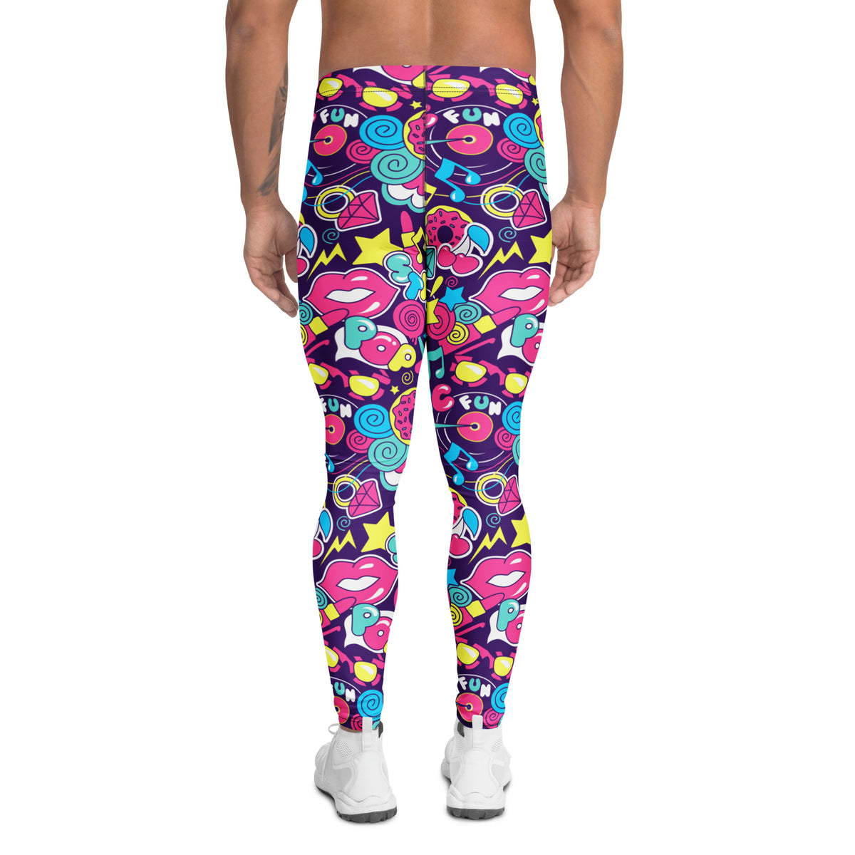 Cool Colorful Bright Trendy Pop Art Men's Leggings Activewear Shop Colorful Bright Trendy Pop Art Men's Leggings Activewear with bold prints, flexible comfort, and standout style for workouts or streetwear. Elevate your look with Colorful Bright Trendy Pop Art Men's Leggings Activewear—vibrant, comfortable gear for training and everyday style. Buy Colorful Bright Trendy Pop Art Men's Leggings Activewear designed for stretch, support, and eye-catching confidence wherever you move.