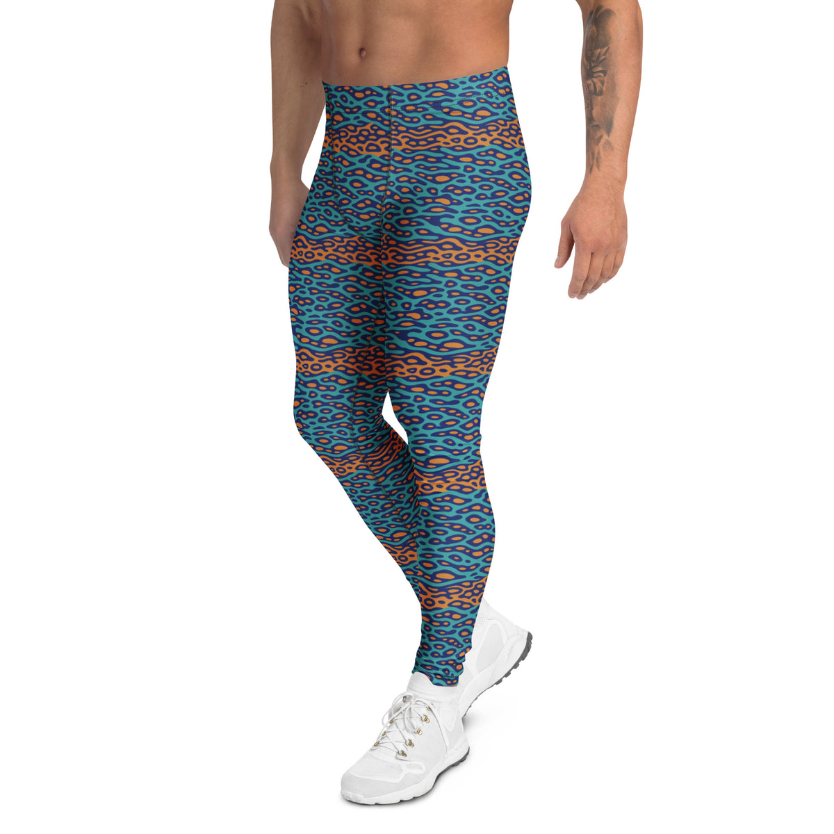 Shop Bold Wavy Leopard Pattern Men's Athletic Leggings Activewear for a fierce, flexible fit that moves with you from gym sessions to street style. Buy Bold Wavy Leopard Pattern Men's Athletic Leggings deliver flexible comfort, standout style, and performance-ready support for every workout. Train with confidence in Bold Wavy Leopard Pattern Men's Athletic Leggings, designed for stretch, breathability, and eye-catching energy.