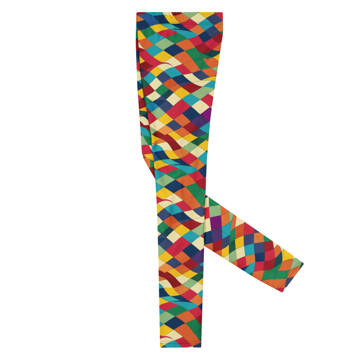 Cool Vibrant Modern Geometric Colorwave Men's Leggings for Active Wear Shop Vibrant Modern Geometric Colorwave Men's Leggings Activewear, designed for bold workouts, flexible movement, and standout everyday style. Elevate your gym and streetwear rotation with Vibrant Modern Geometric Colorwave Men's Leggings Activewear—bold, flexible, and unique. Buy Vibrant Modern Geometric Colorwave Men's Leggings Activewear for a striking look, all-day comfort, and performance-ready stretch.