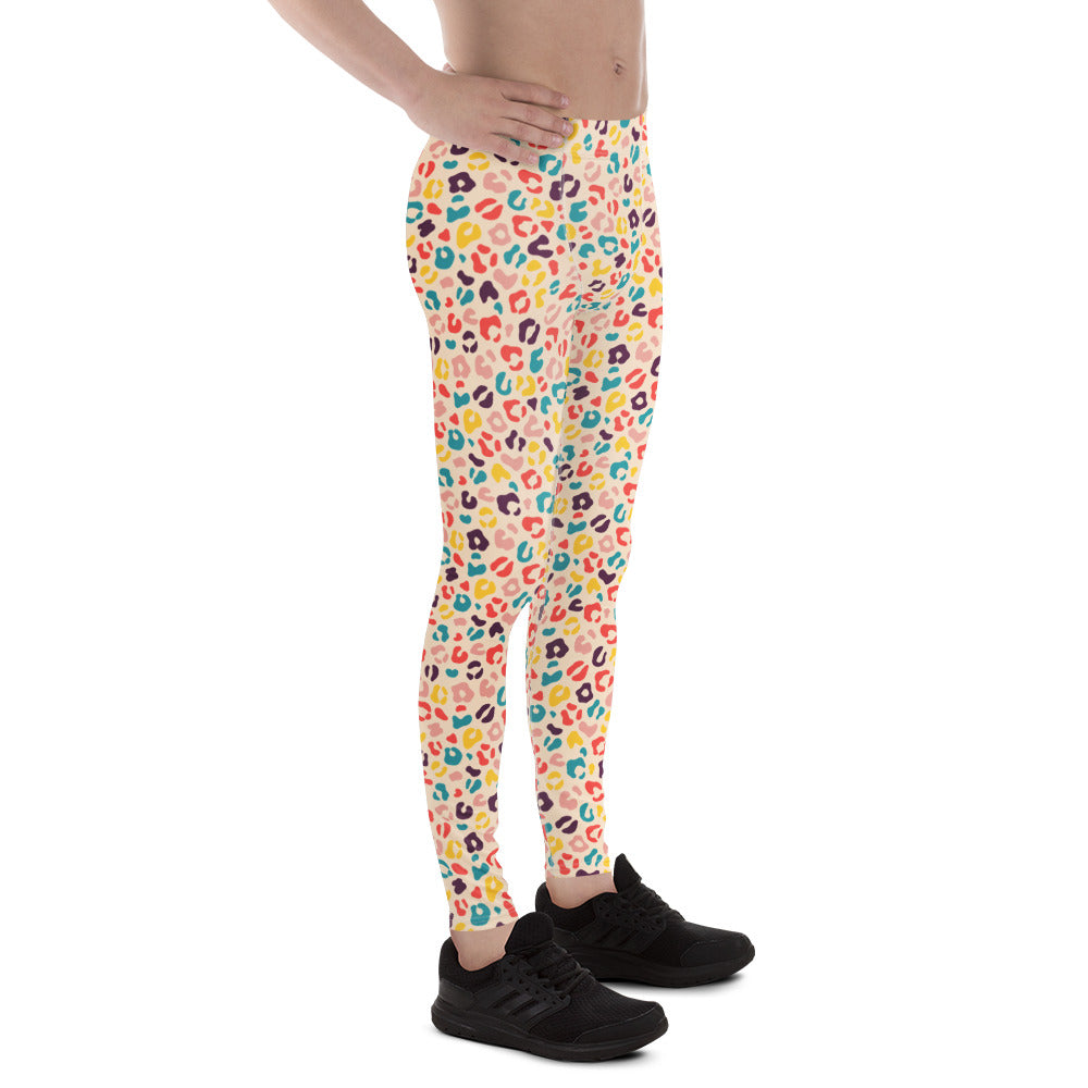 Bold Groovy Colorful Leopard Pattern Men's Leggings Active Wear Make every move memorable with Groovy Colorful Leopard Pattern Men's Leggings Active Wear—vibrant, stretchy gear for training and daily wear. Purchase Groovy Colorful Leopard Pattern Men's Leggings Active Wear delivers bold comfort, flexible stretch, and standout style for workouts or lounging. Shop Groovy Colorful Leopard Pattern Men's Leggings Active Wear for a fearless look, comfortable fit, and flexible performance on the go.