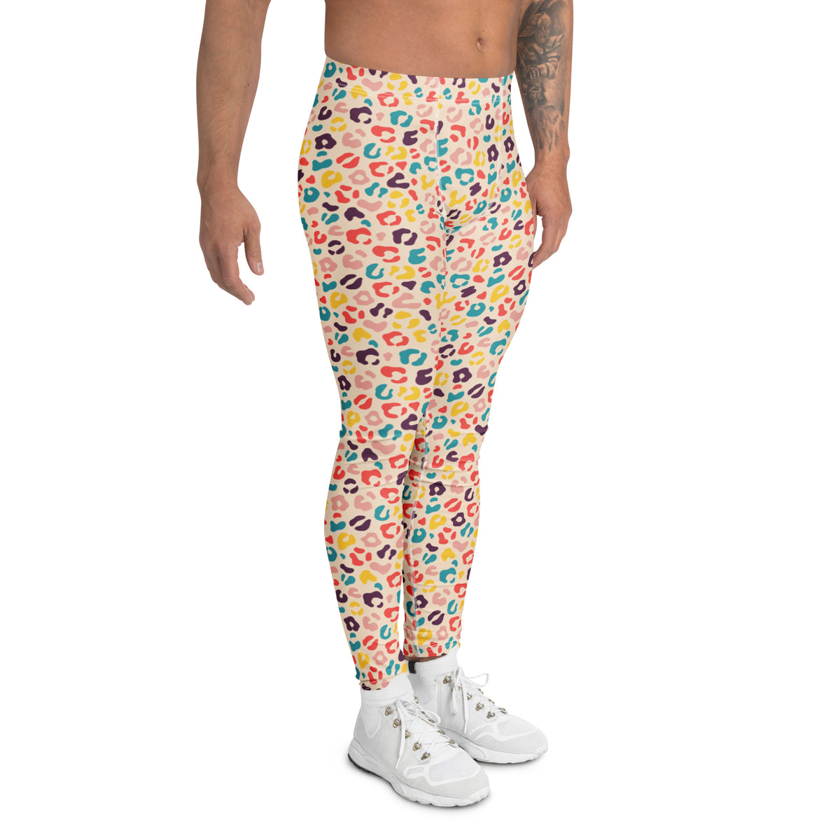Bold Groovy Colorful Leopard Pattern Men's Leggings Active Wear Make every move memorable with Groovy Colorful Leopard Pattern Men's Leggings Active Wear—vibrant, stretchy gear for training and daily wear. Purchase Groovy Colorful Leopard Pattern Men's Leggings Active Wear delivers bold comfort, flexible stretch, and standout style for workouts or lounging. Shop Groovy Colorful Leopard Pattern Men's Leggings Active Wear for a fearless look, comfortable fit, and flexible performance on the go.