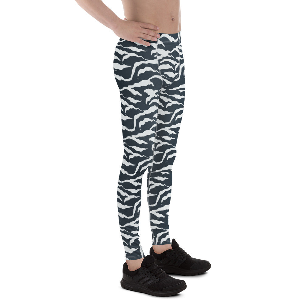Shop Cool Camo Pattern Men's Leggings in Wavy Organic Shapes Active Wear, designed for bold comfort, flexible movement and standout everyday style. Elevate your wardrobe with Camo Pattern Men's Leggings in Wavy Organic Shapes—made for comfort, movement, and modern style. Buy Camo Pattern Men's Leggings in Wavy Organic Shapes with a distinctive look, comfortable fit, and versatile performance.