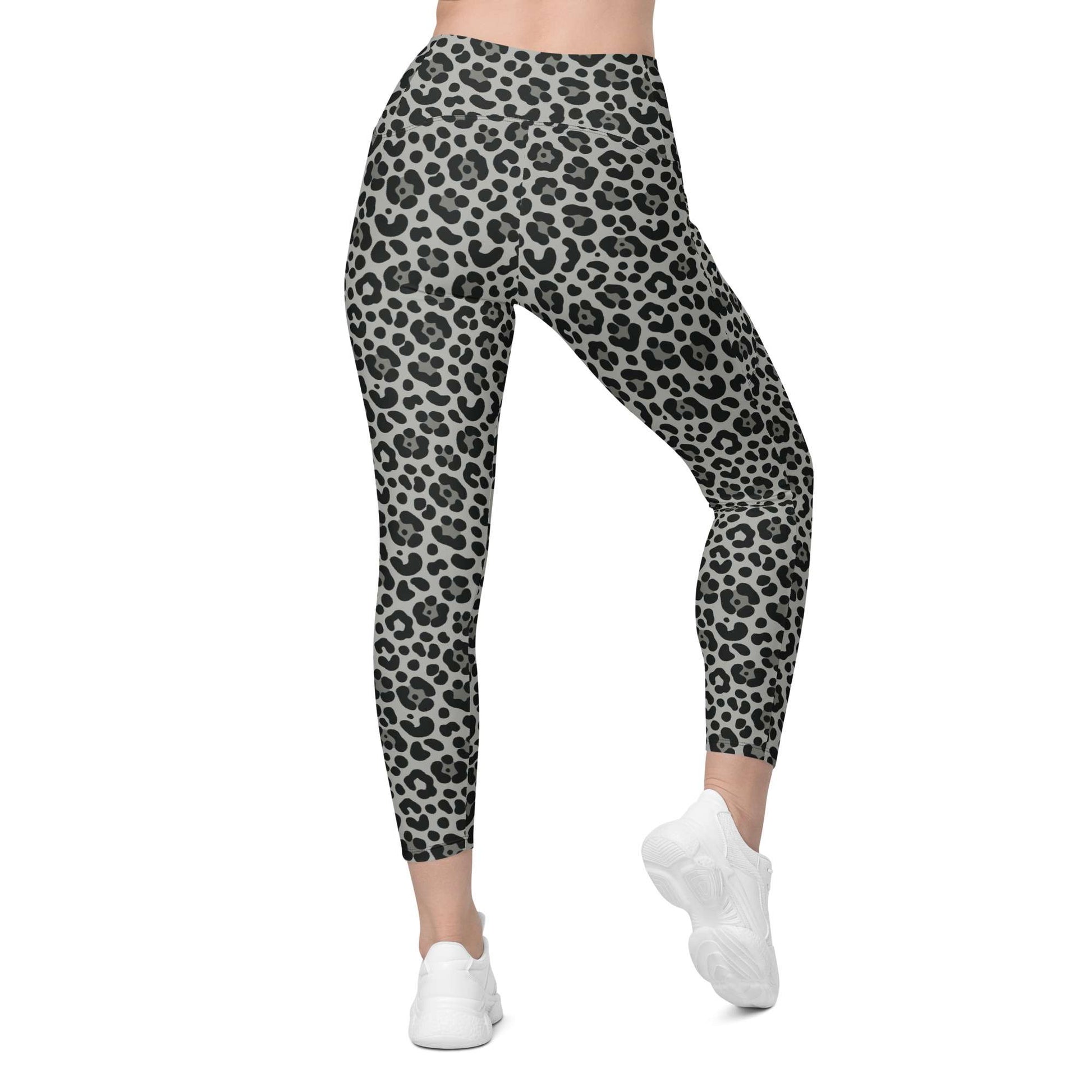 Bold Snow Leopard Pattern Leggings with Pockets Activewear combine statement style, soft stretch comfort, and handy storage for workouts or everyday wear. Shop Bold Snow Leopard Pattern Leggings with Pockets for a fierce, comfortable fit, functional storage, and standout active-to-street style. Buy Bold Snow Leopard Pattern Leggings with Pockets, designed for flexible movement, everyday comfort, and eye-catching confidence.