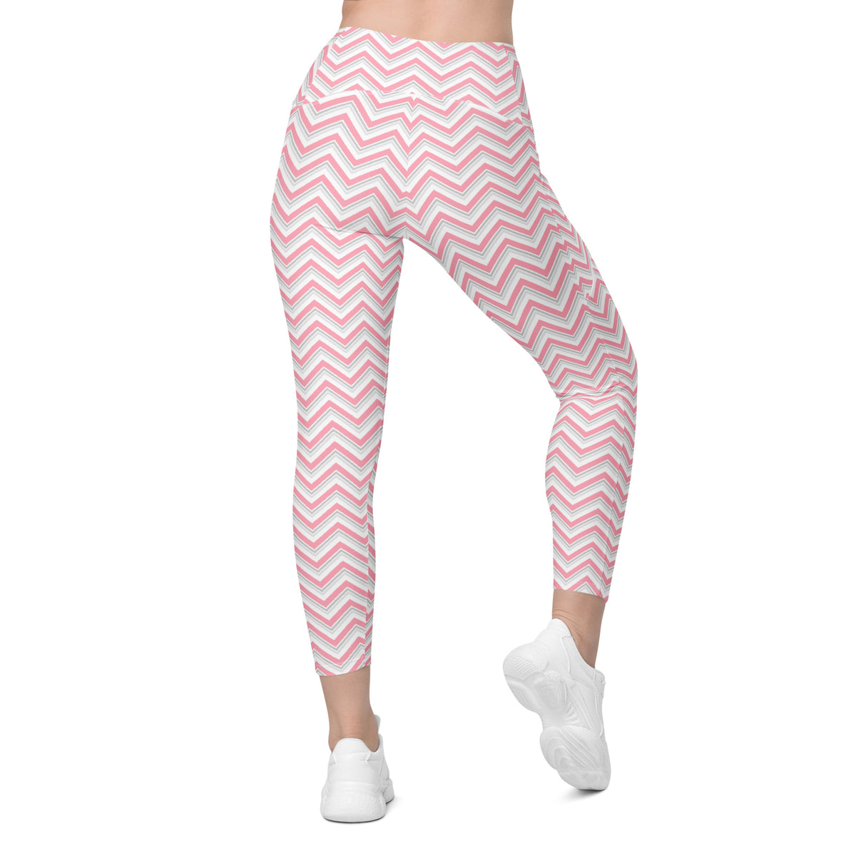 Buy Pink Chevron ZigZag Print Leggings with Pockets Activewear Online Shop Pink Chevron ZigZag Print Leggings with Pockets Activewear, designed for bold style, flexible comfort, and everyday movement. Refresh your gym wardrobe with Pink Chevron ZigZag Print Leggings with Pockets Activewear—where statement style meets practical comfort. Purchase Pink Chevron ZigZag Print Leggings with Pockets Activewear for workouts, errands, and all-day comfort with a vibrant edge.