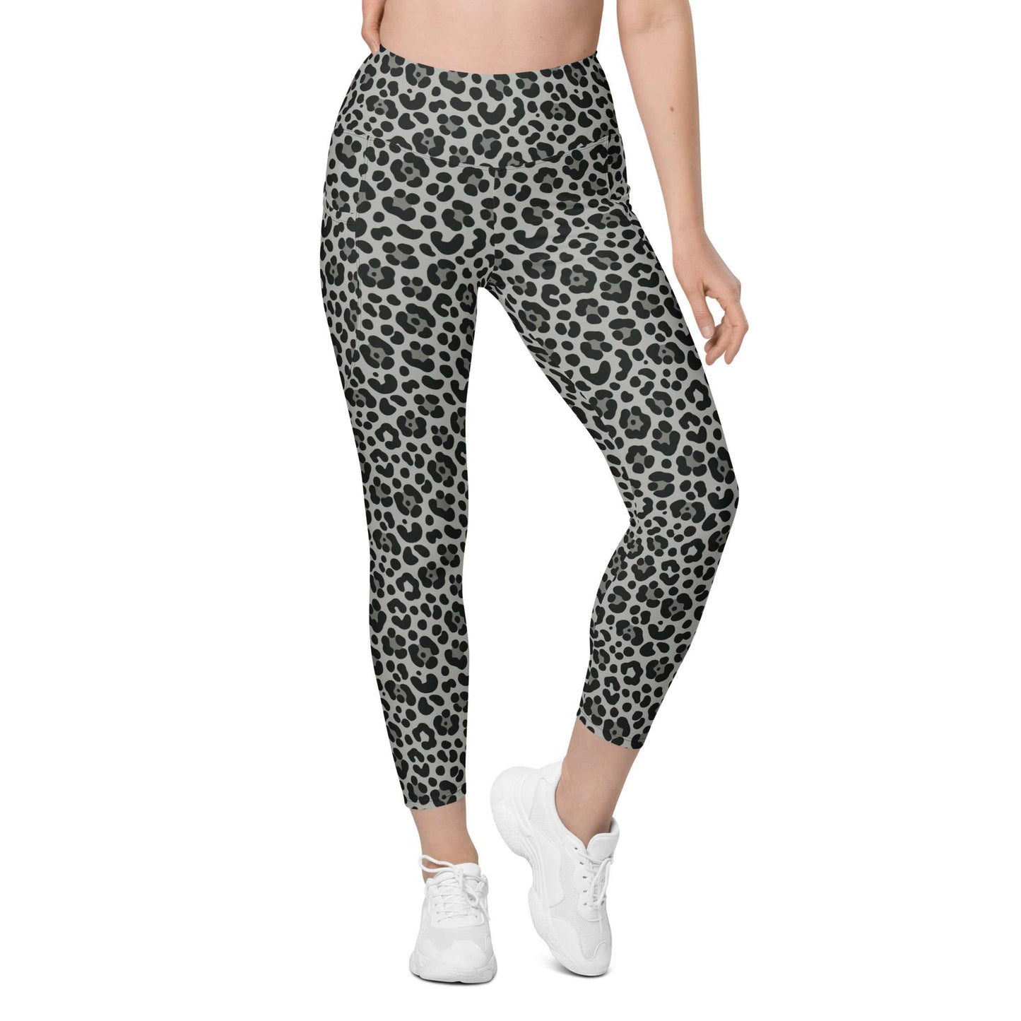 Bold Snow Leopard Pattern Leggings with Pockets Activewear combine statement style, soft stretch comfort, and handy storage for workouts or everyday wear. Shop Bold Snow Leopard Pattern Leggings with Pockets for a fierce, comfortable fit, functional storage, and standout active-to-street style. Buy Bold Snow Leopard Pattern Leggings with Pockets, designed for flexible movement, everyday comfort, and eye-catching confidence.