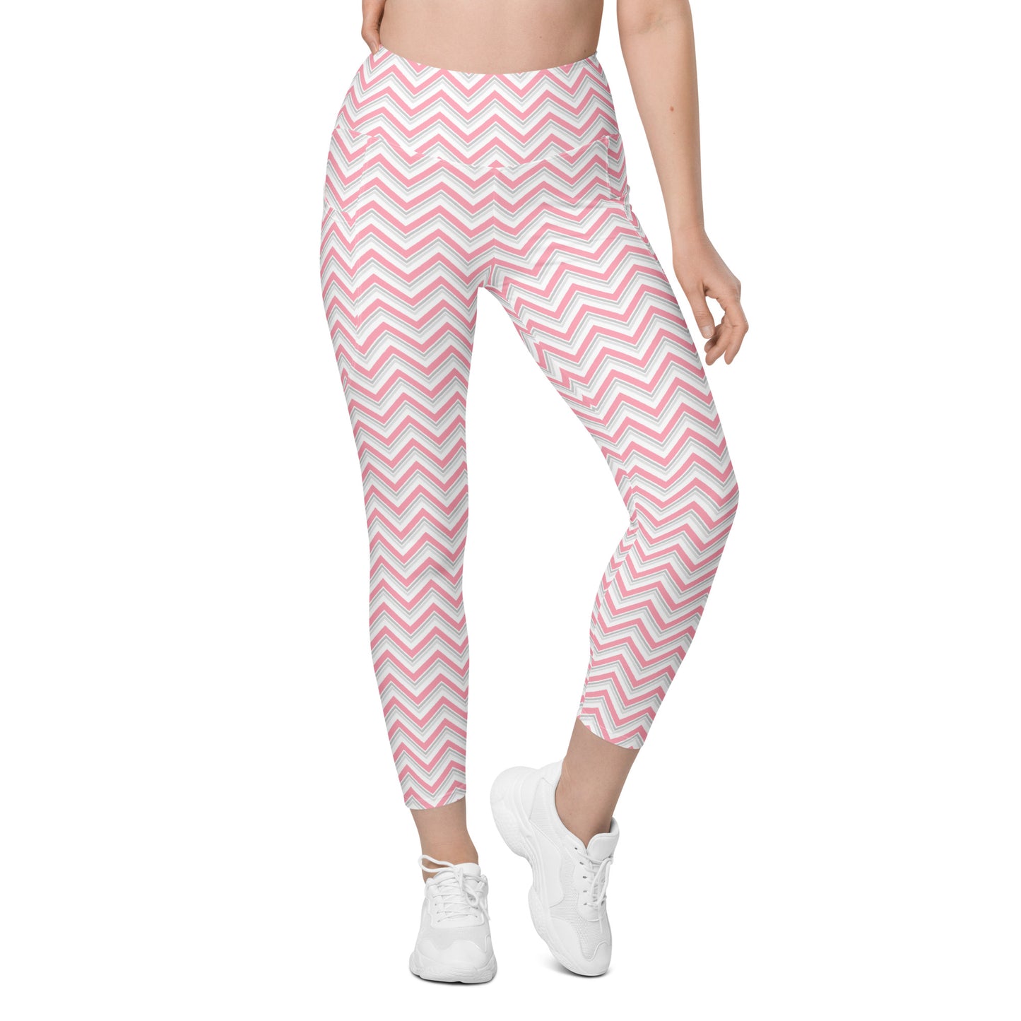 Buy Pink Chevron ZigZag Print Leggings with Pockets Activewear Online Shop Pink Chevron ZigZag Print Leggings with Pockets Activewear, designed for bold style, flexible comfort, and everyday movement. Refresh your gym wardrobe with Pink Chevron ZigZag Print Leggings with Pockets Activewear—where statement style meets practical comfort. Purchase Pink Chevron ZigZag Print Leggings with Pockets Activewear for workouts, errands, and all-day comfort with a vibrant edge.