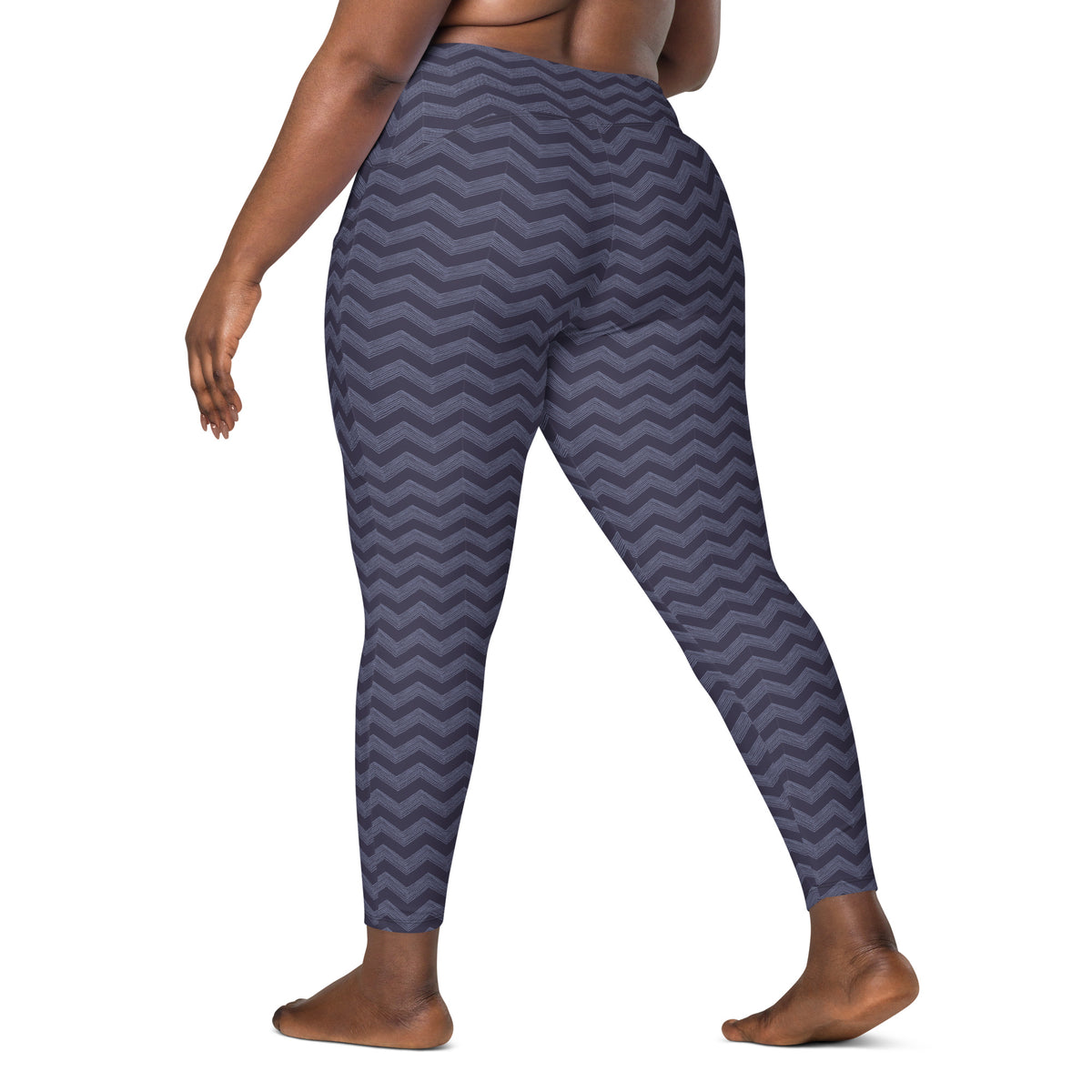 Unique Navy Chevron Zigzag Pattern Leggings with Pockets Activewear Shop Navy Chevron Zigzag Pattern Leggings with Pockets Activewear, designed for stylish workouts, everyday comfort, and essentials on the go. Update your workout wardrobe with Navy Chevron Zigzag Pattern Leggings with Pockets Activewear—where eye-catching style meets function. Buy Navy Chevron Zigzag Pattern Leggings with Pockets Activewear for a bold look, flexible comfort, and convenient storage.