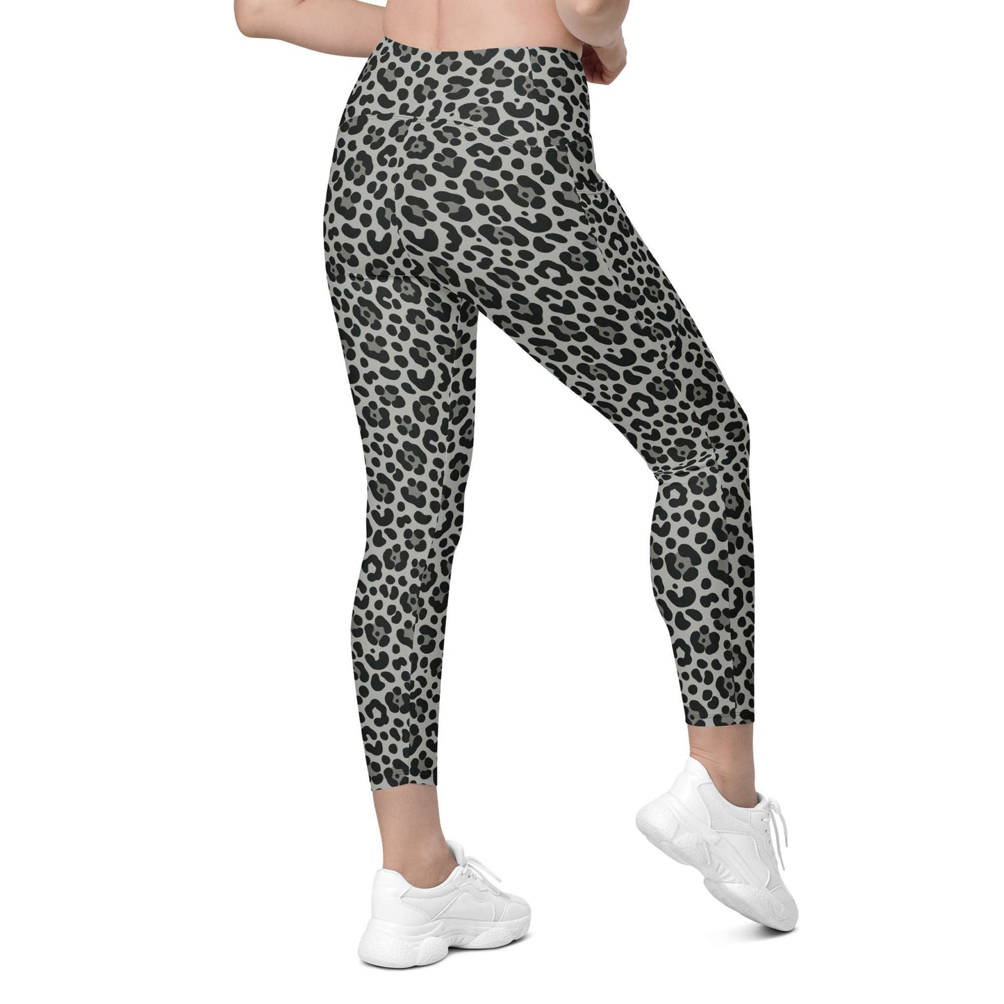 Bold Snow Leopard Pattern Leggings with Pockets Activewear combine statement style, soft stretch comfort, and handy storage for workouts or everyday wear. Shop Bold Snow Leopard Pattern Leggings with Pockets for a fierce, comfortable fit, functional storage, and standout active-to-street style. Buy Bold Snow Leopard Pattern Leggings with Pockets, designed for flexible movement, everyday comfort, and eye-catching confidence.