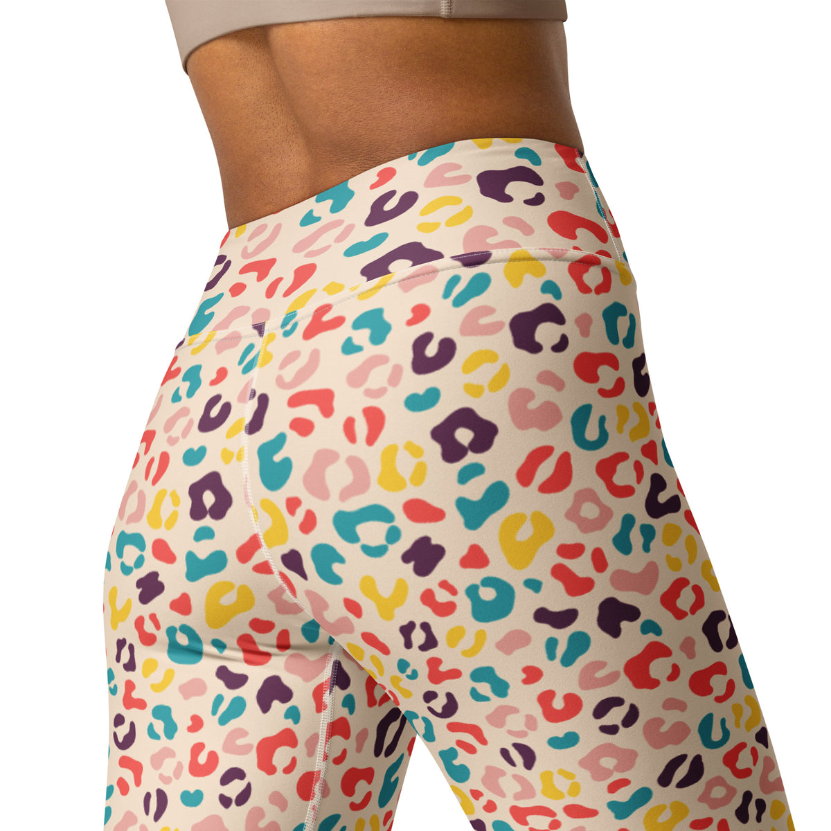 Shop Bold Groovy Colorful Leopard Pattern Yoga Leggings Active Wear for a playful statement look that pairs eye-catching print with everyday flexibility. Buy Bold Groovy Colorful Leopard Pattern Yoga Leggings bring retro flair and flexible comfort to workouts, yoga flows, and everyday style. Move with confidence in Bold Groovy Colorful Leopard Pattern Yoga Leggings, designed for vibrant style, stretch comfort, and active days.