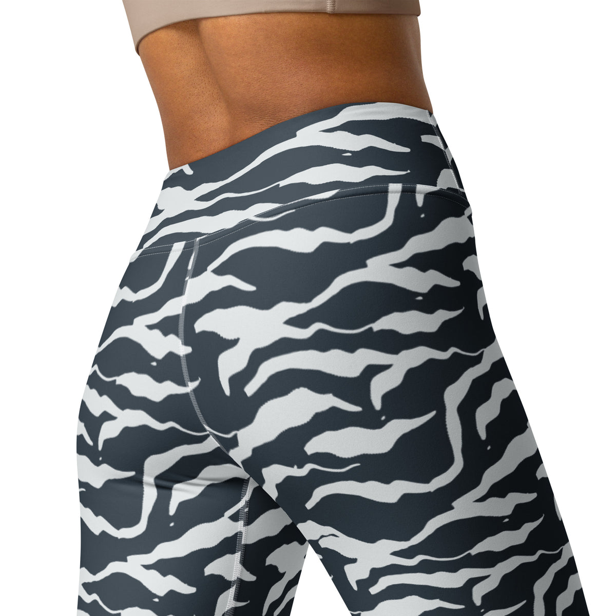 Shop Cool Camo Pattern Yoga Leggings in Wavy Organic Stripes Active Wear to bring bold, flowing camo style and versatile comfort to every workout. Move with confidence in Camo Pattern Yoga Leggings in Wavy Organic Stripes, designed for a bold look, flexible comfort, and everyday flow. Buy Camo Pattern Yoga Leggings in Wavy Organic Stripes for statement-making style, supportive stretch, and comfort from studio to street.