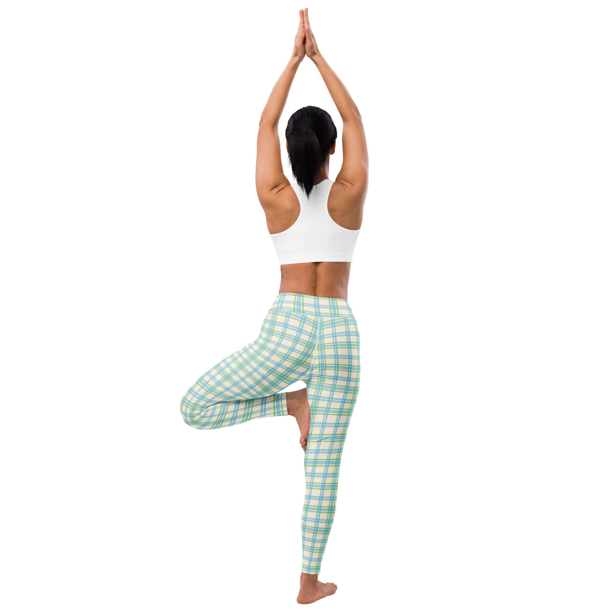Soft Green Pastel Plaid Checkered Yoga Leggings blend stretchy comfort and standout style for workouts, lounging, and everyday movement. Shop Soft Green Pastel Plaid Checkered Yoga Leggings for a fresh, playful look that moves from yoga sessions to casual days. Buy Soft Green Pastel Plaid Checkered Yoga Leggings, a chic statement piece for studio practice, errands, and relaxed outfits.