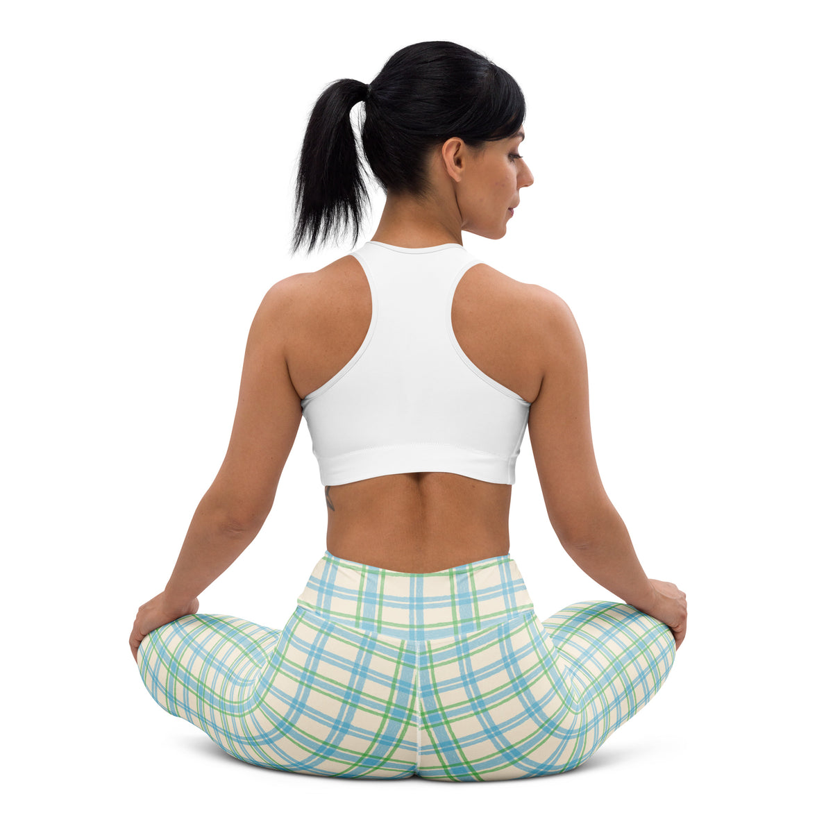 Soft Green Pastel Plaid Checkered Yoga Leggings blend stretchy comfort and standout style for workouts, lounging, and everyday movement. Shop Soft Green Pastel Plaid Checkered Yoga Leggings for a fresh, playful look that moves from yoga sessions to casual days. Buy Soft Green Pastel Plaid Checkered Yoga Leggings, a chic statement piece for studio practice, errands, and relaxed outfits.