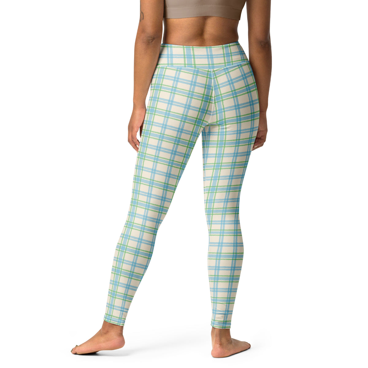 Soft Green Pastel Plaid Checkered Yoga Leggings blend stretchy comfort and standout style for workouts, lounging, and everyday movement. Shop Soft Green Pastel Plaid Checkered Yoga Leggings for a fresh, playful look that moves from yoga sessions to casual days. Buy Soft Green Pastel Plaid Checkered Yoga Leggings, a chic statement piece for studio practice, errands, and relaxed outfits.