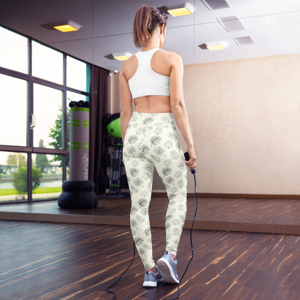 Shop Tropical Leaves Yoga Leggings for Active Comfort with a bold tropical design, stretch-ready feel, and flattering support for yoga or errands. Refresh your workout wardrobe with Tropical Leaves Yoga Leggings for Active Comfort—made for flexible movement, confidence, and everyday style. Buy Tropical Leaves Yoga Leggings for Active Comfort, blending a vibrant botanical print, flexible fit, and all-day support for every move.