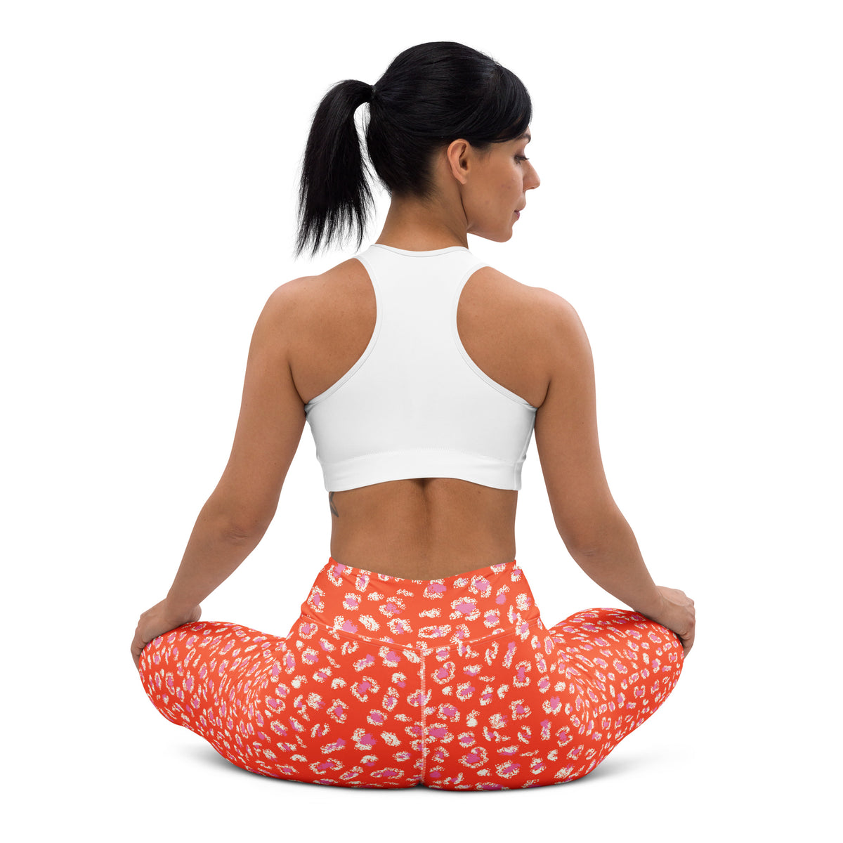Cute Bold Orange Leopard Print Women's Yoga Leggings for Active Wear Shop Bold Orange Leopard Print Women's Yoga Leggings for eye-catching activewear with a flattering fit, all-day comfort, and wild confidence. Move with confidence in Bold Orange Leopard Print Women's Yoga Leggings, designed for standout studio looks, easy movement, and everyday wear. Buy Bold Orange Leopard Print Women's Yoga Leggings bring fierce style and flexible comfort to every workout, stretch, and casual day.