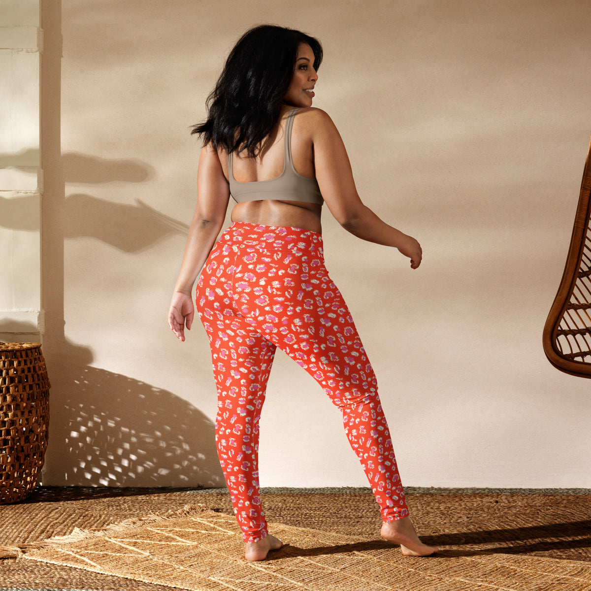 Cute Bold Orange Leopard Print Women's Yoga Leggings for Active Wear Shop Bold Orange Leopard Print Women's Yoga Leggings for eye-catching activewear with a flattering fit, all-day comfort, and wild confidence. Move with confidence in Bold Orange Leopard Print Women's Yoga Leggings, designed for standout studio looks, easy movement, and everyday wear. Buy Bold Orange Leopard Print Women's Yoga Leggings bring fierce style and flexible comfort to every workout, stretch, and casual day.