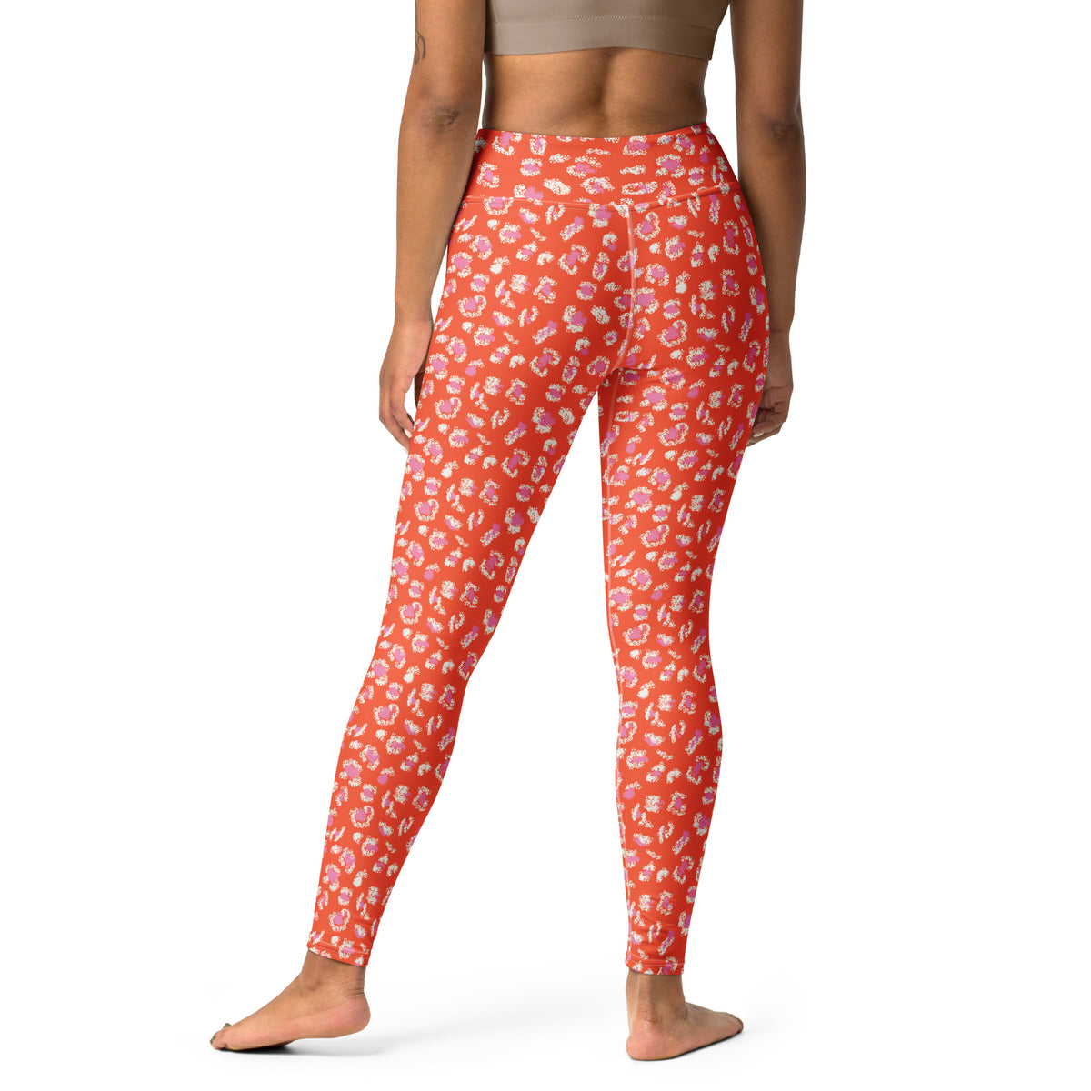 Cute Bold Orange Leopard Print Women's Yoga Leggings for Active Wear Shop Bold Orange Leopard Print Women's Yoga Leggings for eye-catching activewear with a flattering fit, all-day comfort, and wild confidence. Move with confidence in Bold Orange Leopard Print Women's Yoga Leggings, designed for standout studio looks, easy movement, and everyday wear. Buy Bold Orange Leopard Print Women's Yoga Leggings bring fierce style and flexible comfort to every workout, stretch, and casual day.