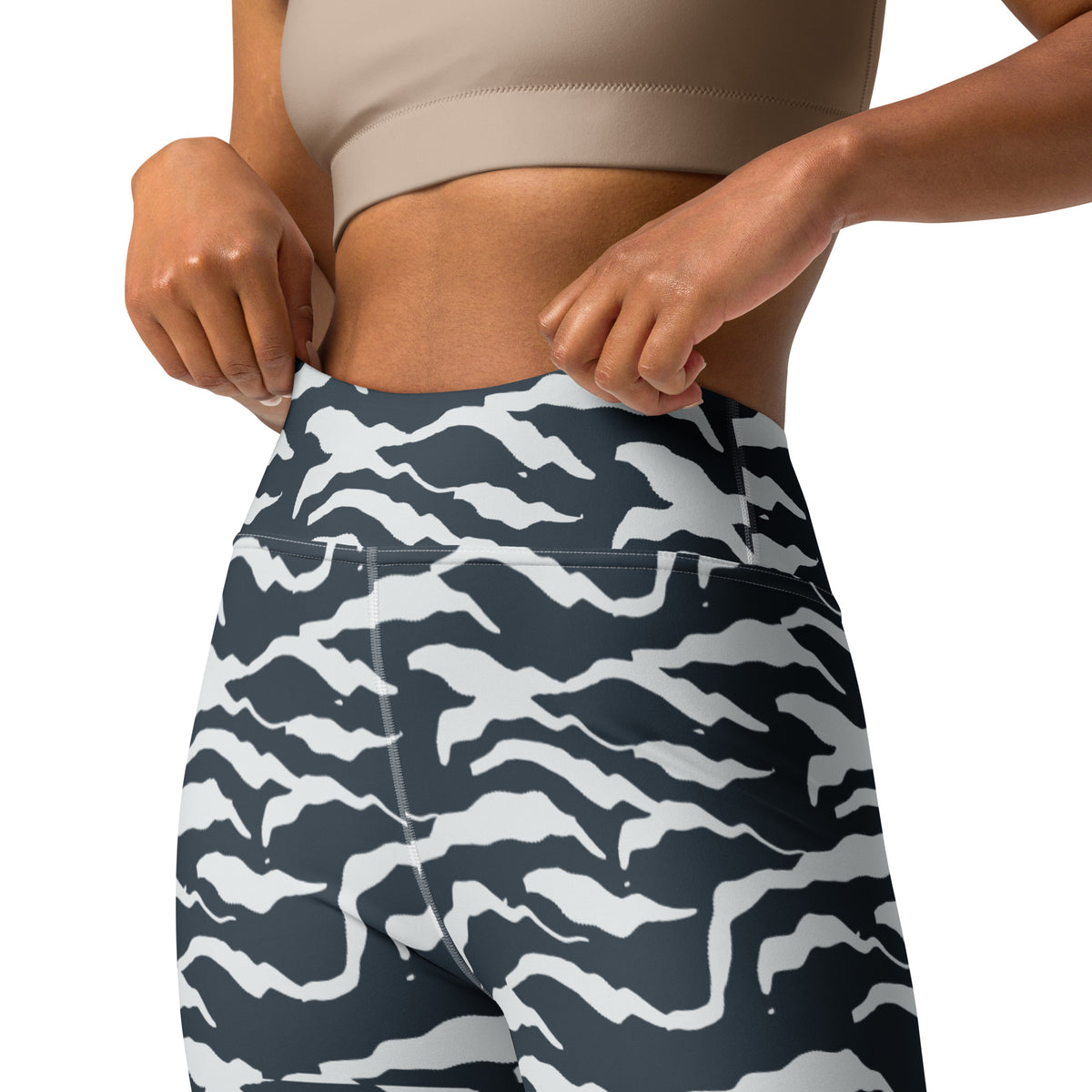 Shop Cool Camo Pattern Yoga Leggings in Wavy Organic Stripes Active Wear to bring bold, flowing camo style and versatile comfort to every workout. Move with confidence in Camo Pattern Yoga Leggings in Wavy Organic Stripes, designed for a bold look, flexible comfort, and everyday flow. Buy Camo Pattern Yoga Leggings in Wavy Organic Stripes for statement-making style, supportive stretch, and comfort from studio to street.