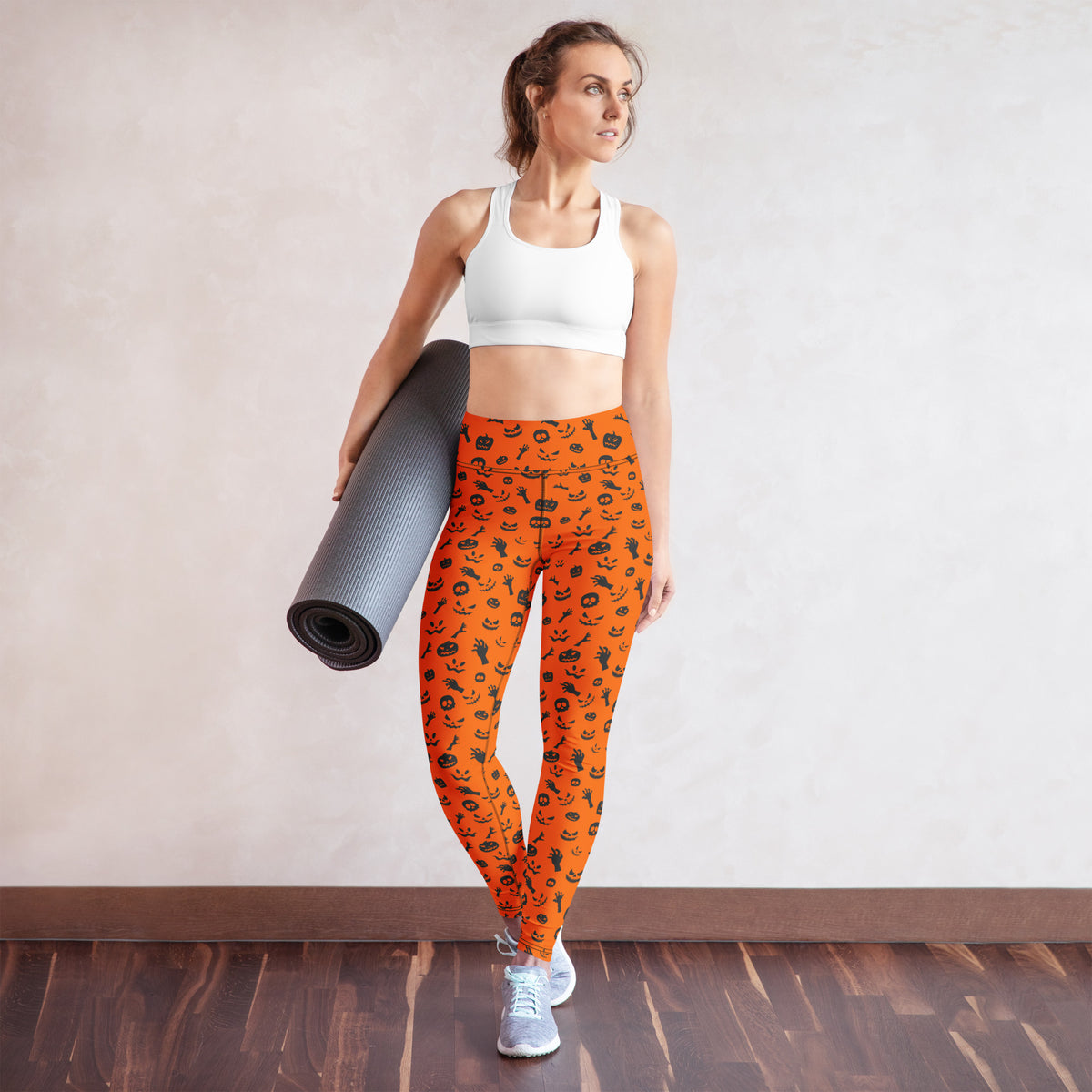 Shop Unique Orange Halloween Leggings with Cute Spooky Pattern Activewear for playful seasonal style, comfy wear, and festive fall outfits. Add festive flair with Orange Halloween Leggings with Cute Spooky Pattern—perfect for cozy, playful Halloween style all season long. Buy Orange Halloween Leggings with Cute Spooky Pattern, a fun and comfortable choice for parties, fall days, and spooky season.