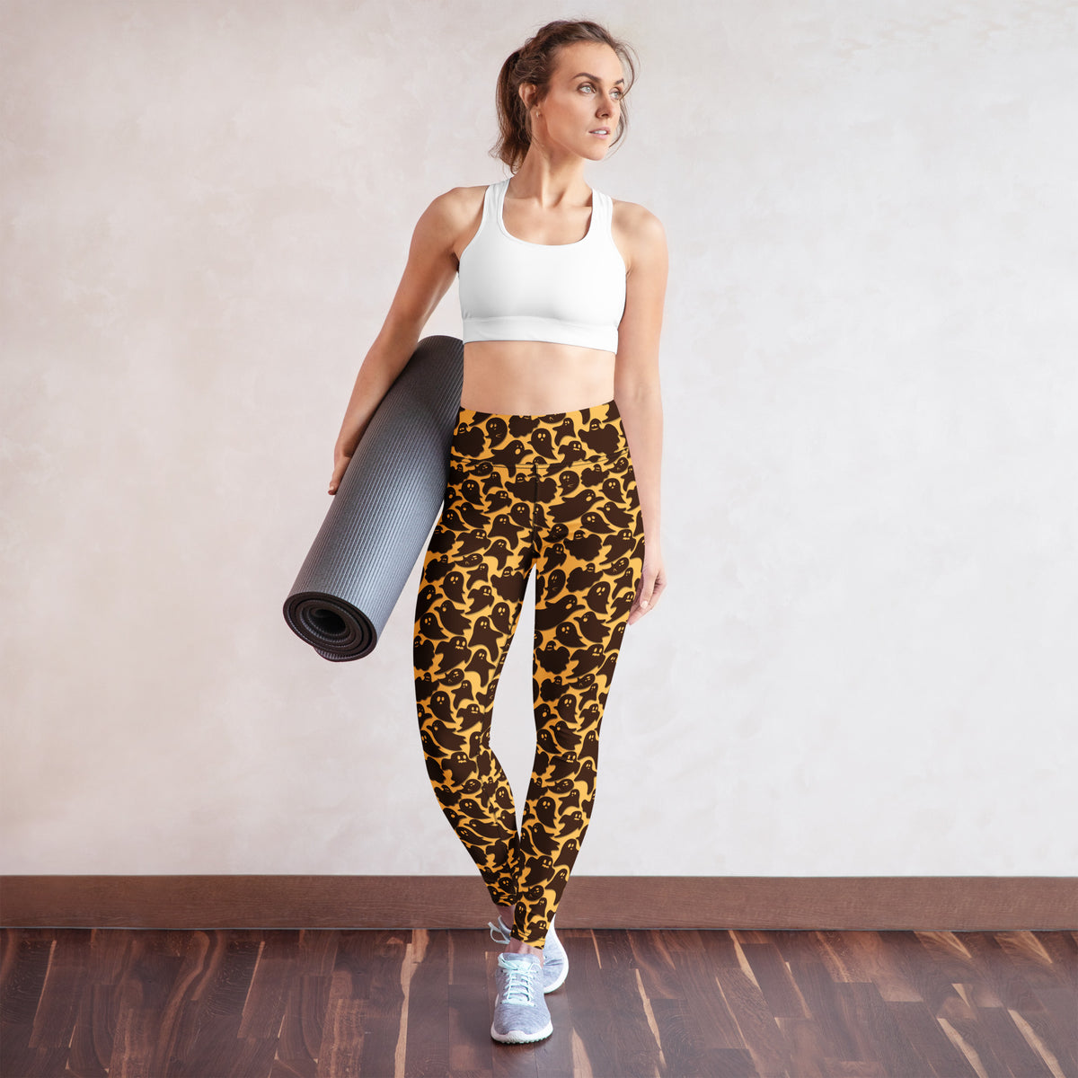 Cute Whimsical Halloween Ghost Doodle Yoga Leggings for Activewear Buy Whimsical Halloween Ghost Doodle Yoga Leggings Activewear—fun ghost-print leggings for yoga, lounging, and Halloween-ready outfits. Shop Whimsical Halloween Ghost Doodle Yoga Leggings Activewear for playful, stretchy comfort during workouts, errands, and spooky-season style. Purchase Whimsical Halloween Ghost Doodle Yoga Leggings Activewear with a cute spooky pattern, flexible fit, and all-day comfort for festive movement.